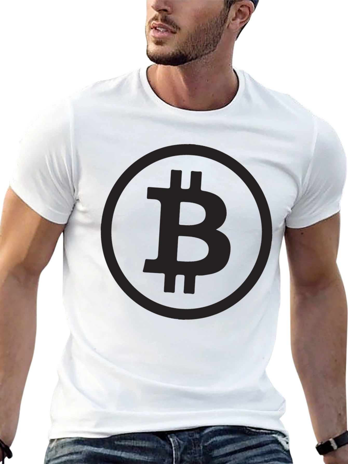 Bitcoin Black Tee - Crypto Fashion