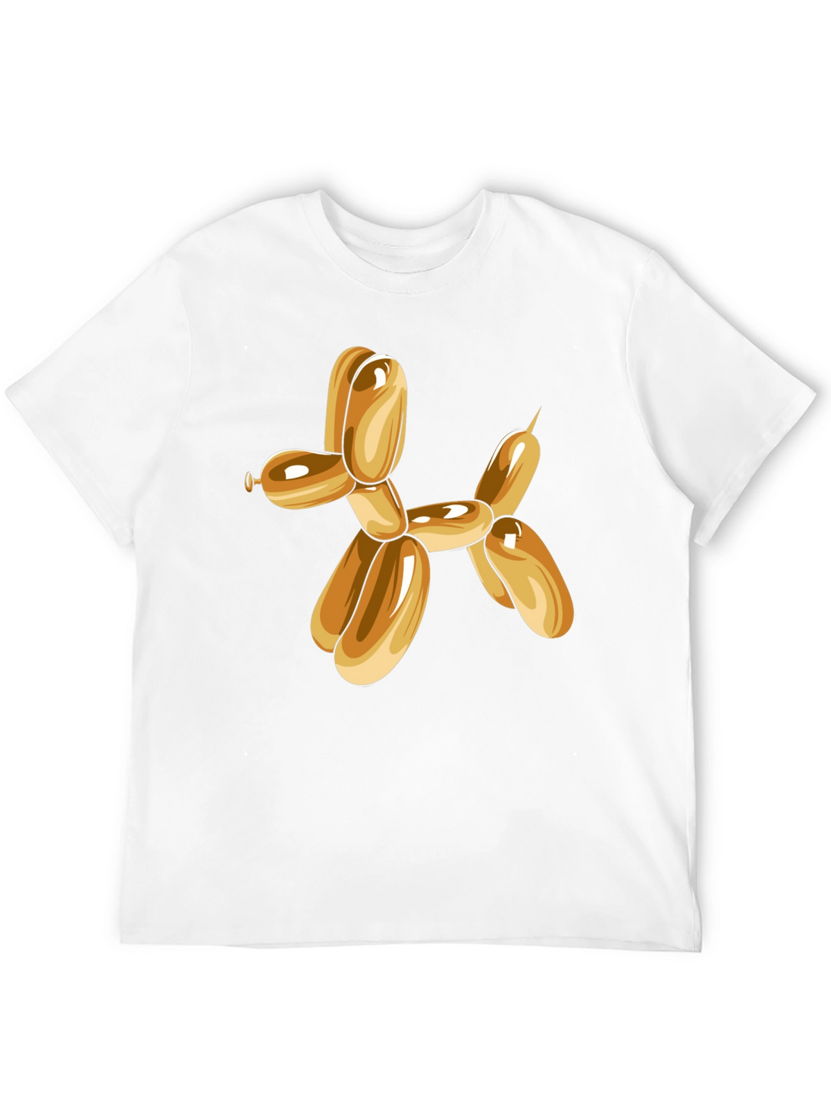 Balloon Dog Graphic Tee - Black Cotton Blend