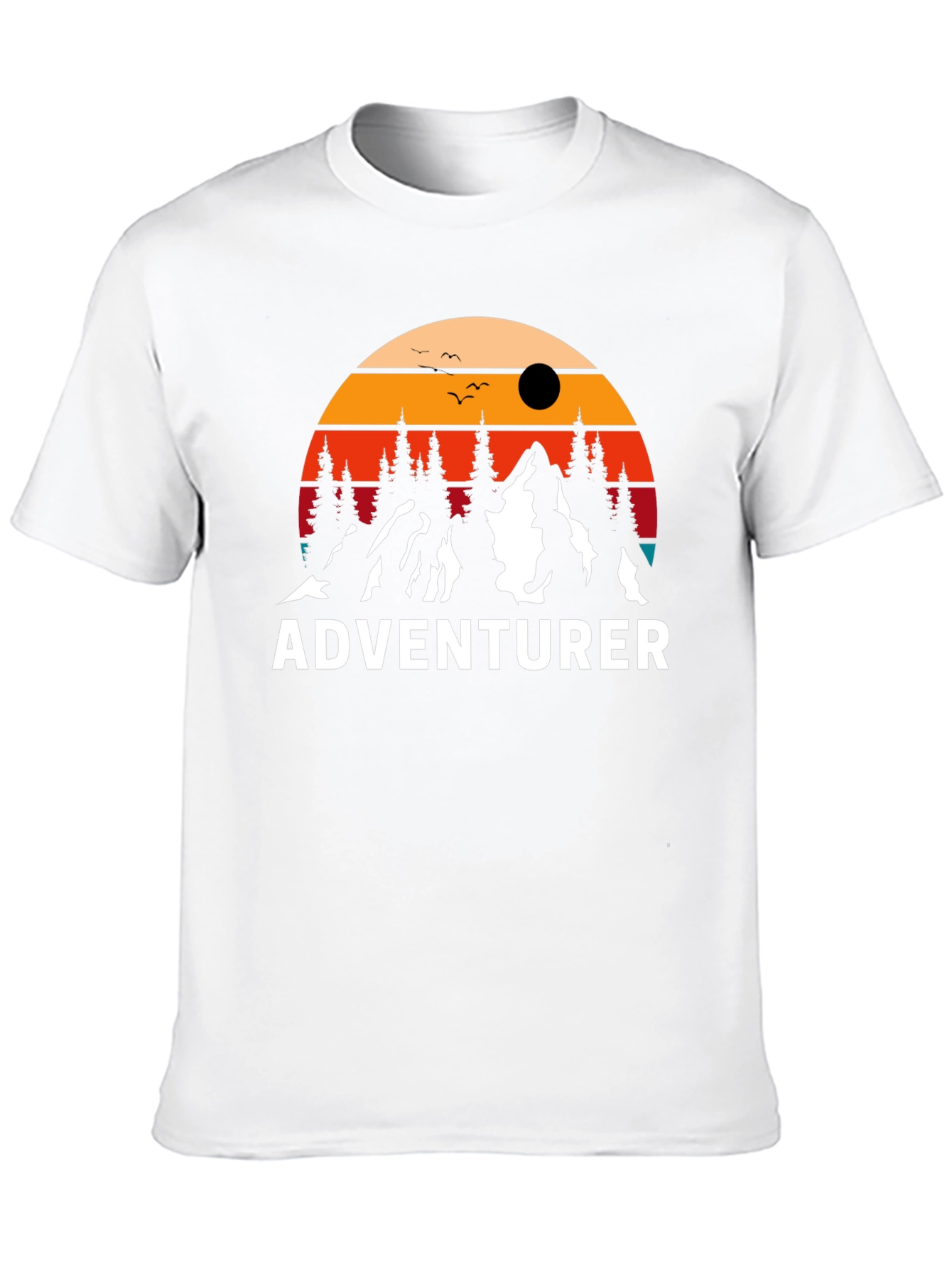 Adventurer Graphic T-Shirt - Mountain Design