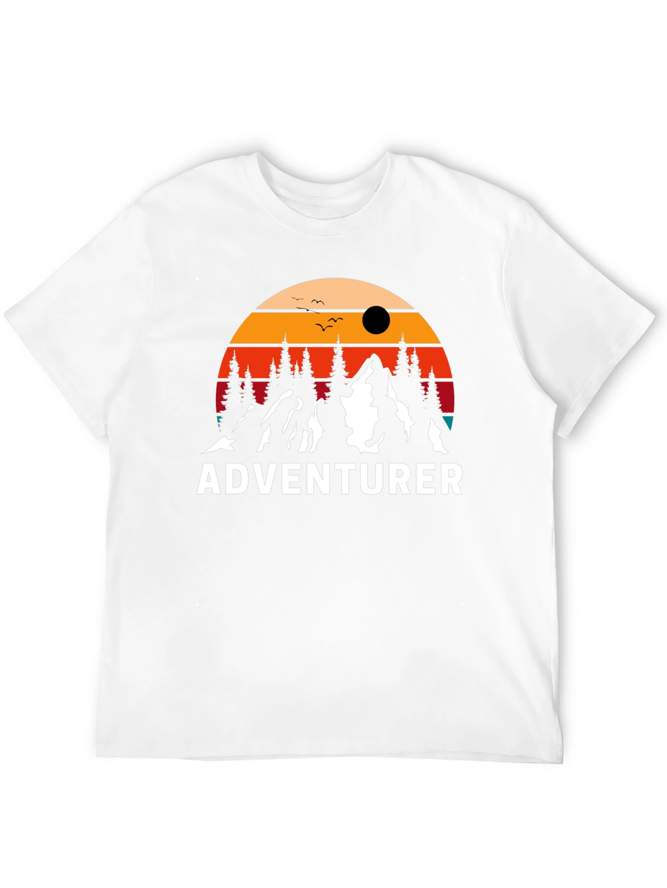 Adventurer Graphic T-Shirt - Mountain Design