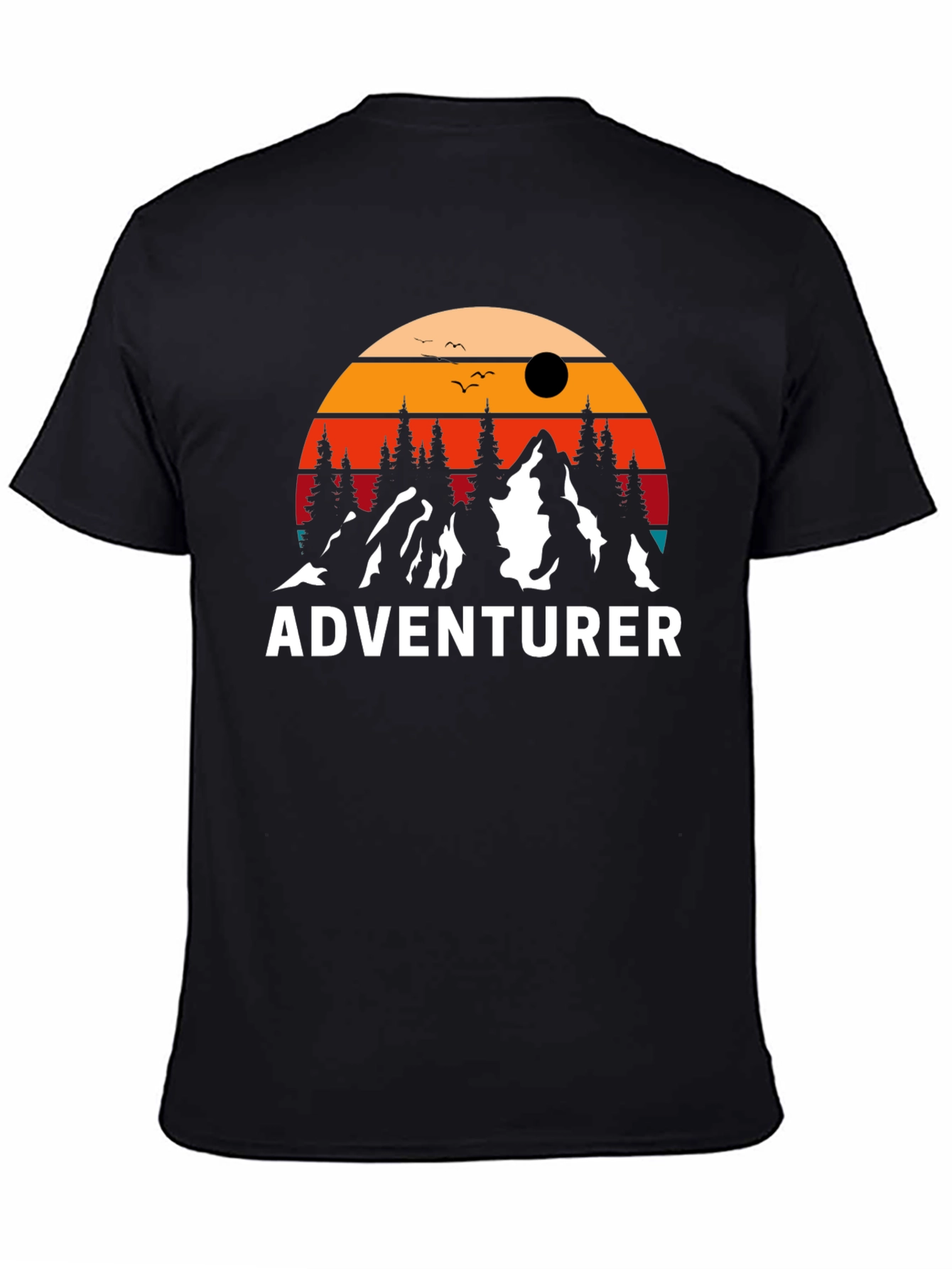Adventurer Graphic T-Shirt - Mountain Design