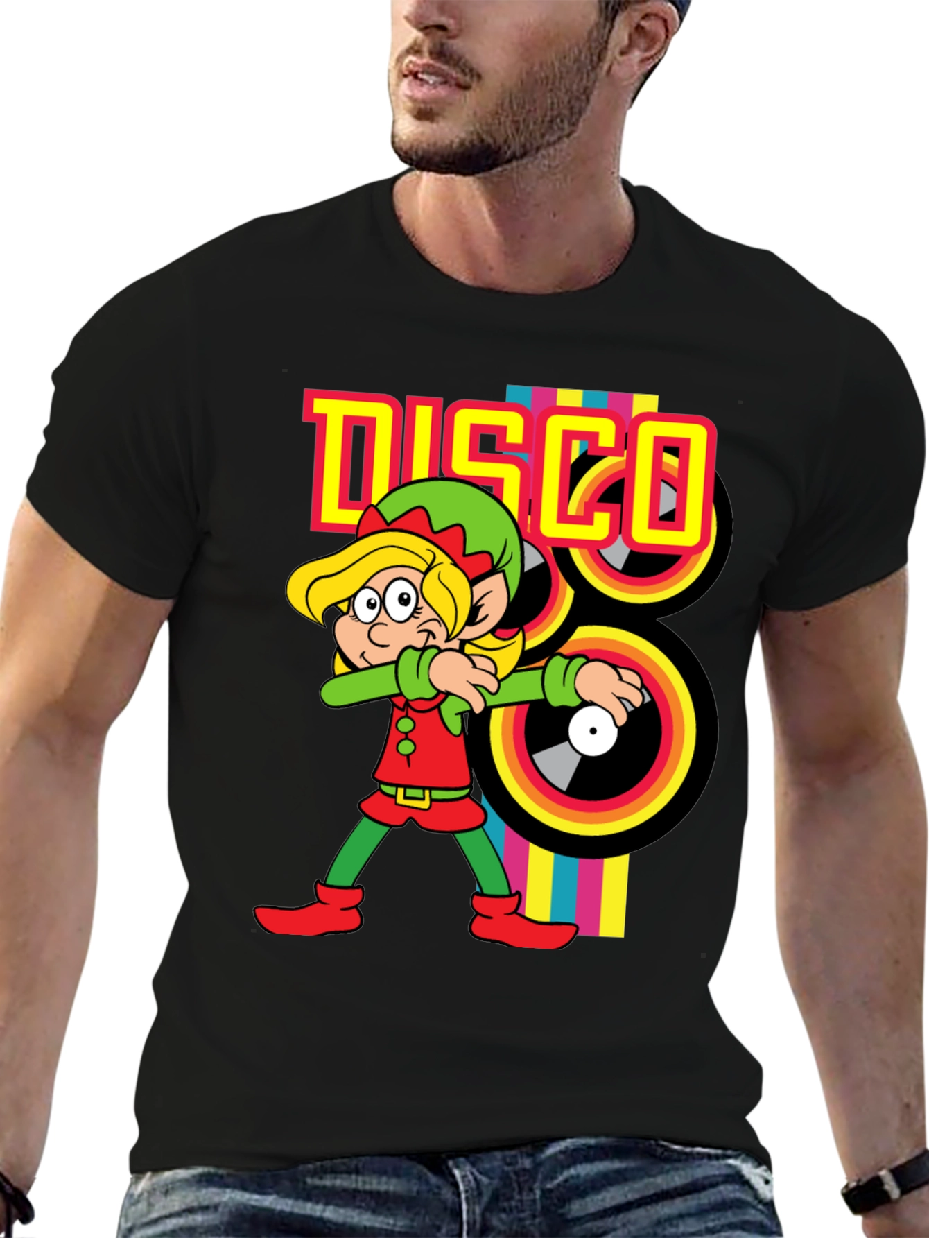 Retro Disco Elf T-Shirt