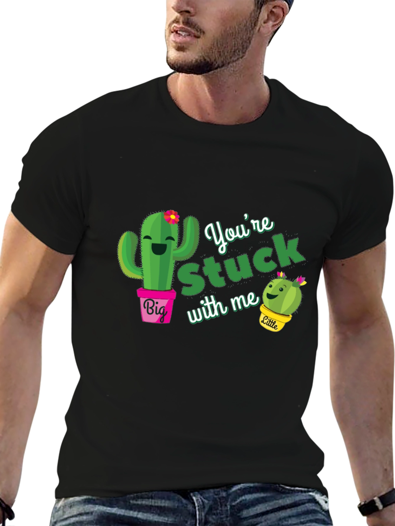 Youre Stuck With Me Cactus T-Shirt