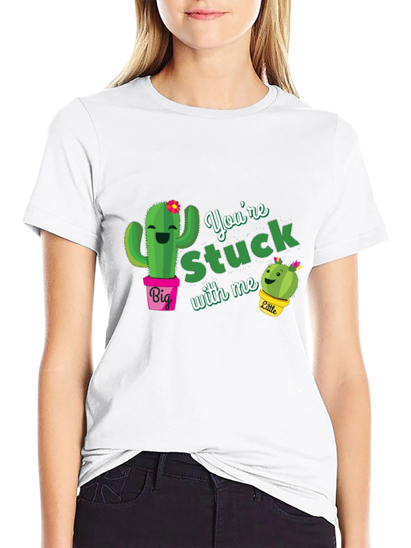 Youre Stuck With Me Cactus T-Shirt