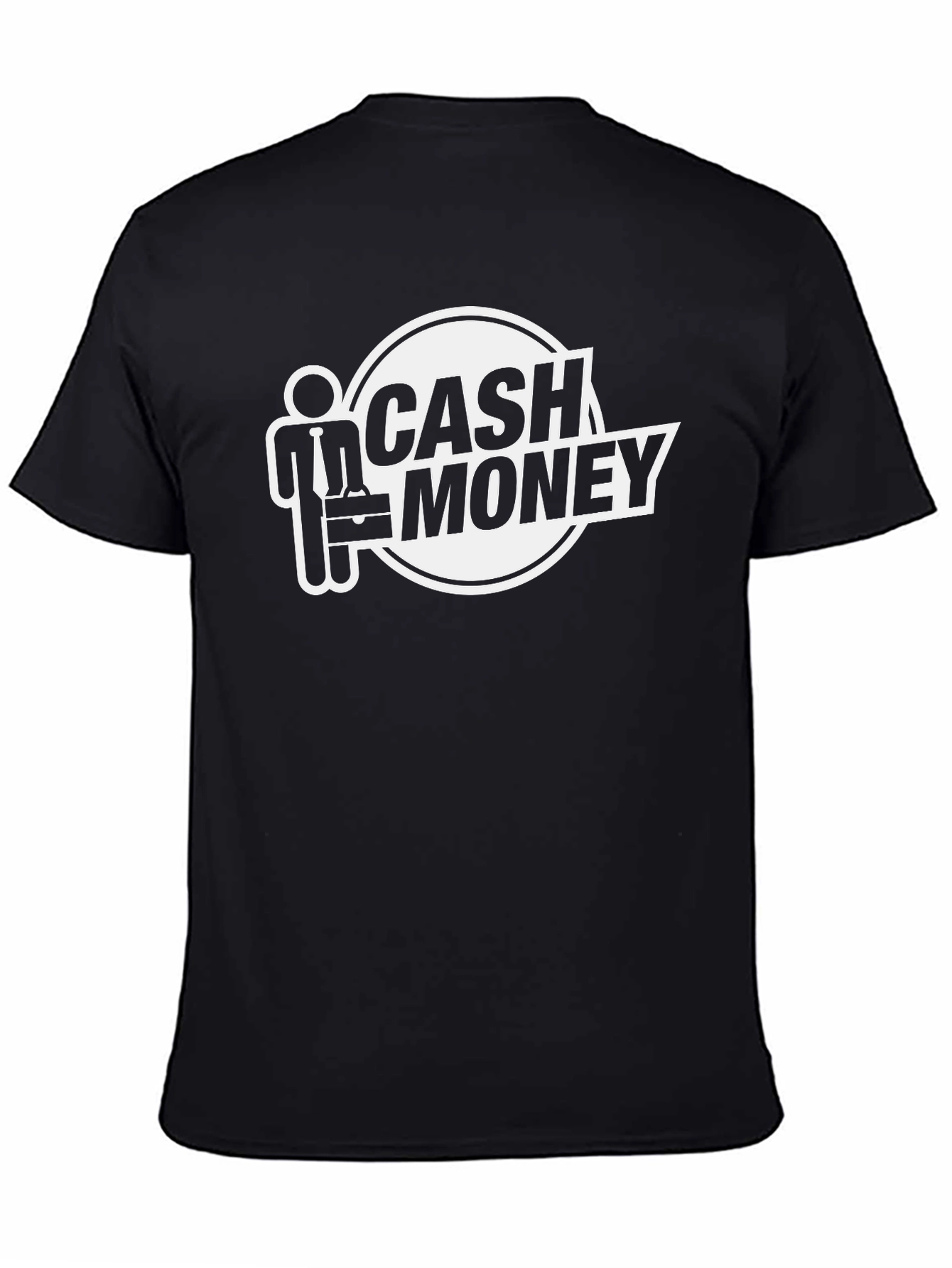 Cash Money Graphic Tee - Black Cotton T-Shirt