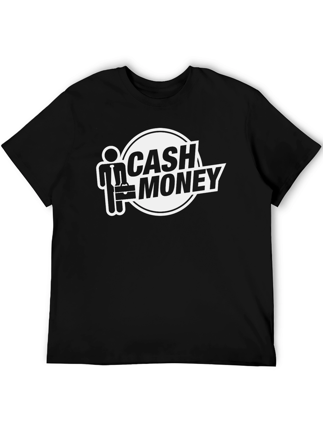 Cash Money Graphic Tee - Black Cotton T-Shirt