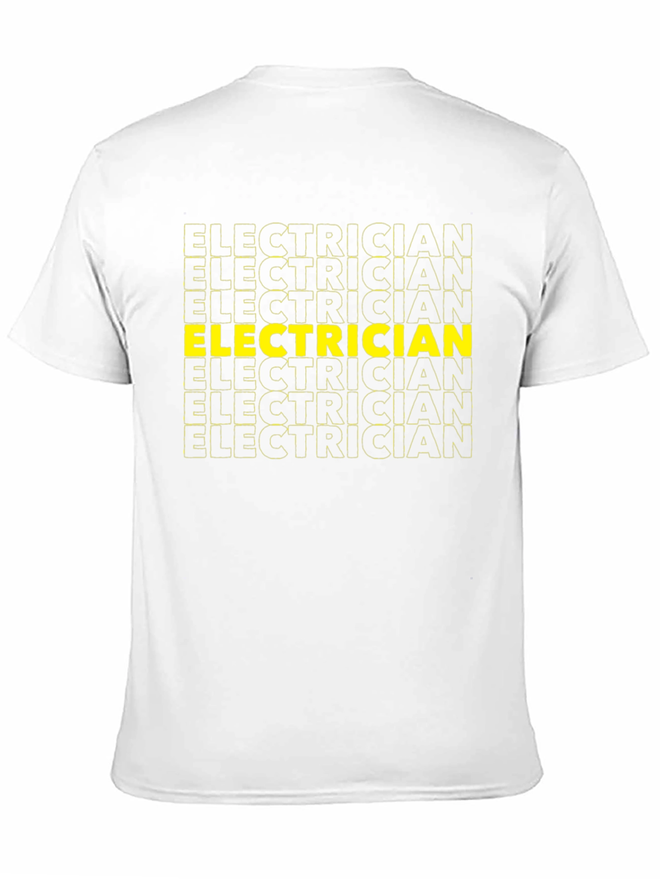 Electrician Graphic Tee - Black Crew Neck