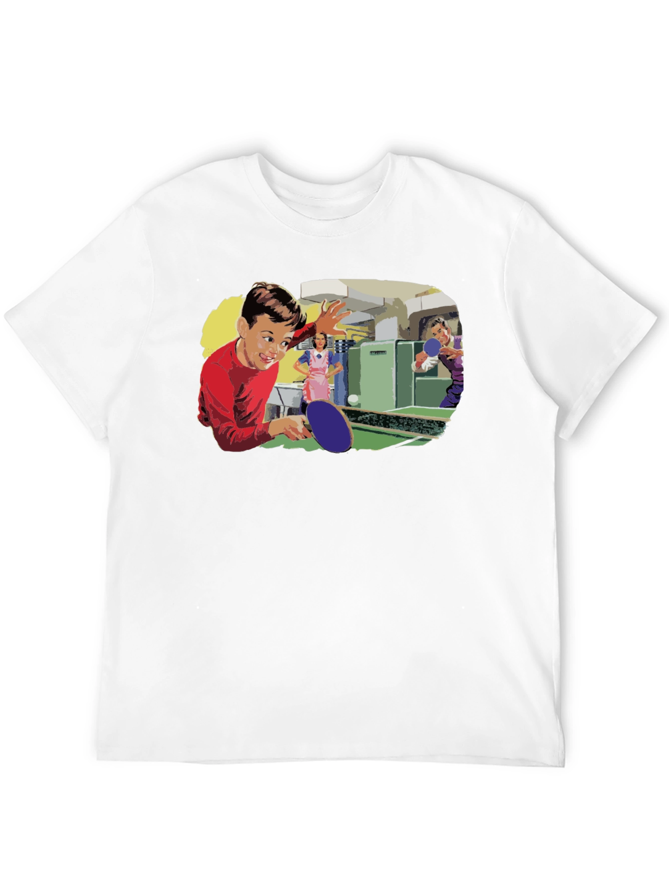 Retro Table Tennis Graphic Tee