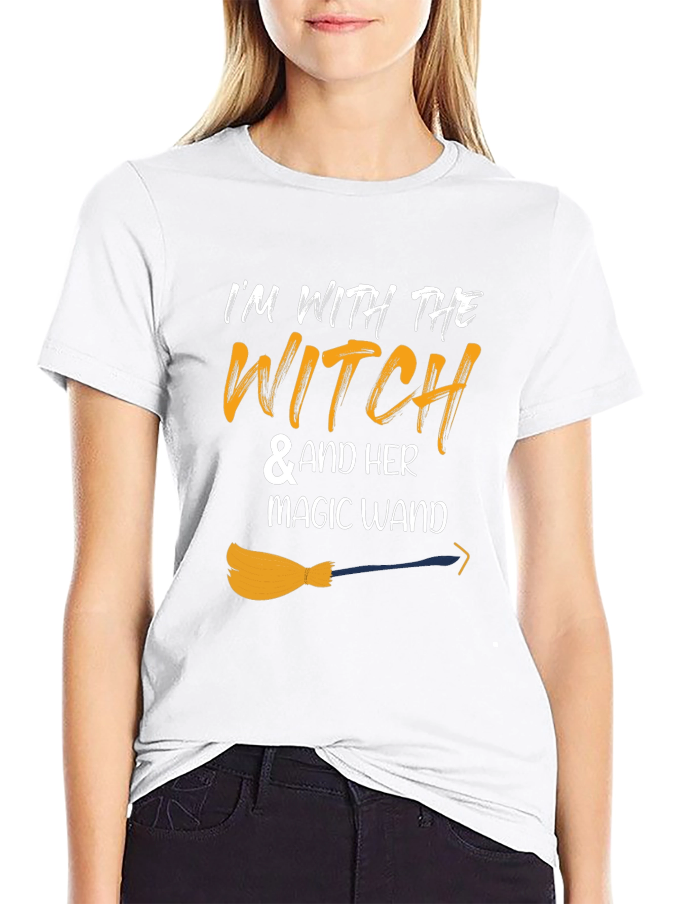 Im With The Witch Halloween T-Shirt