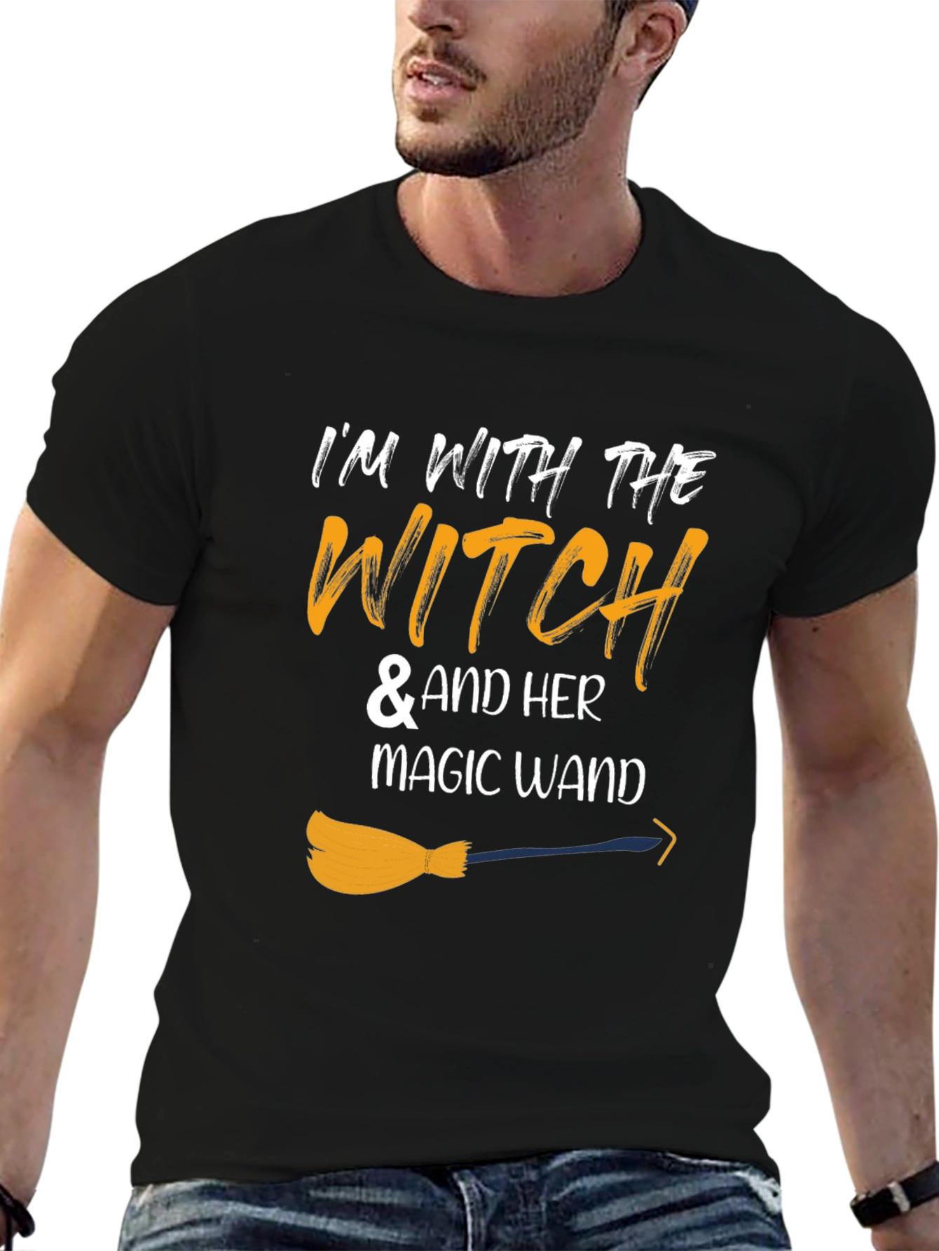 Im With The Witch Halloween T-Shirt