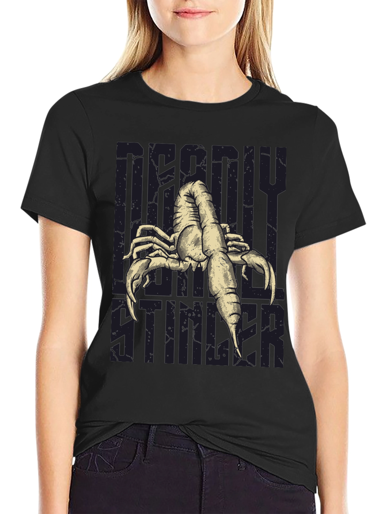 Deadly Stinger Scorpion Graphic T-Shirt
