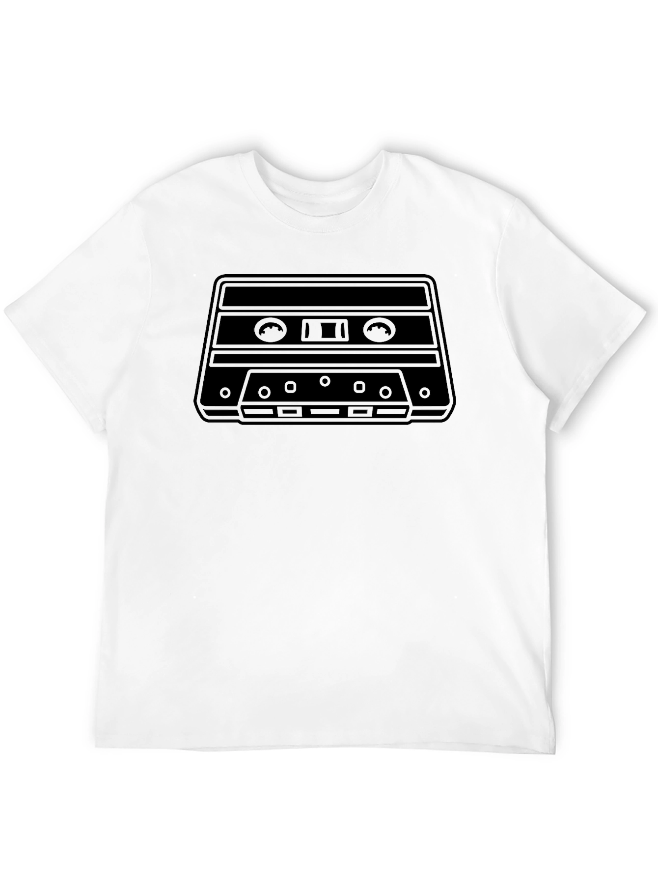 Retro Cassette Tape Graphic T-Shirt - Classic Style