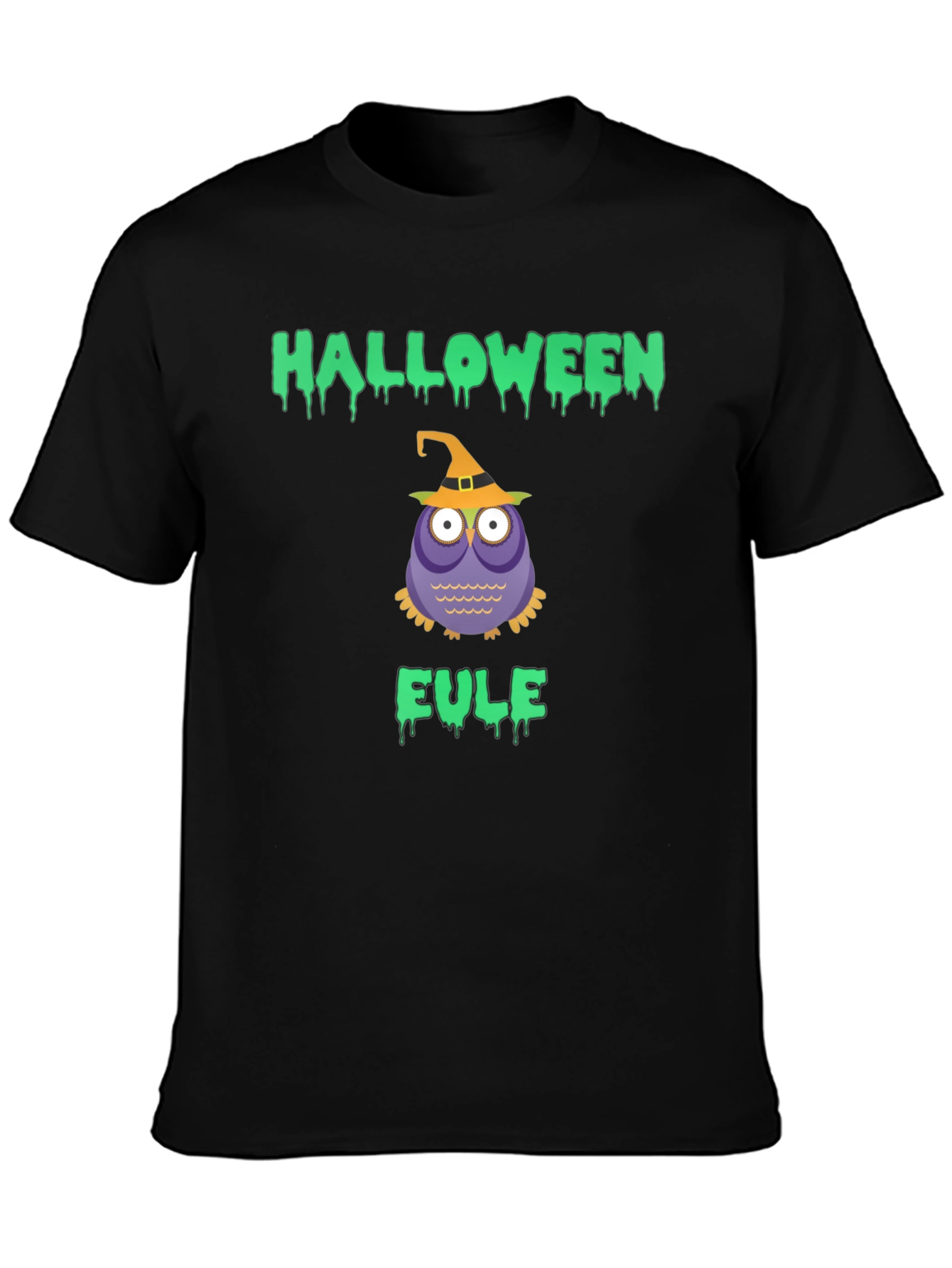 Halloween Owl T-Shirt - Eule Witch Tee