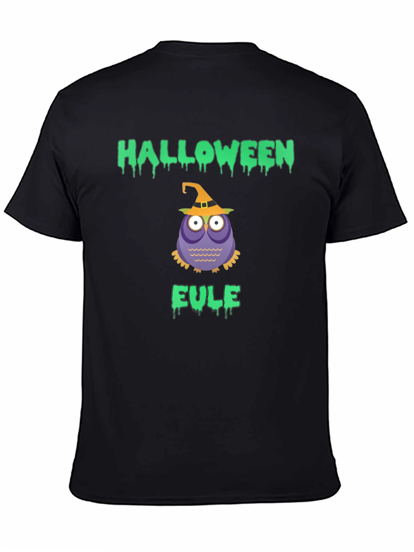Halloween Owl T-Shirt - Eule Witch Tee