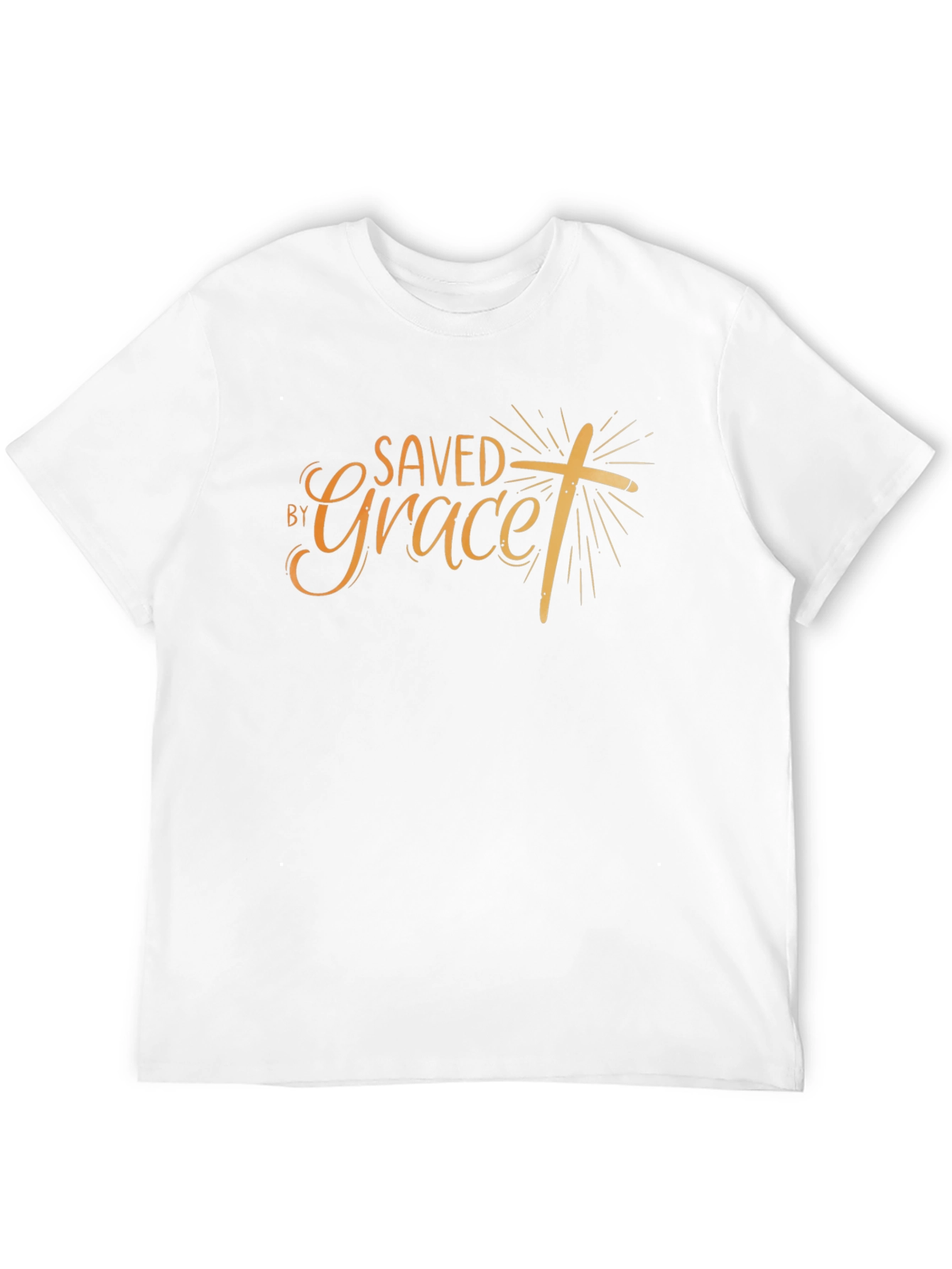 Saved By Grace Black T-Shirt