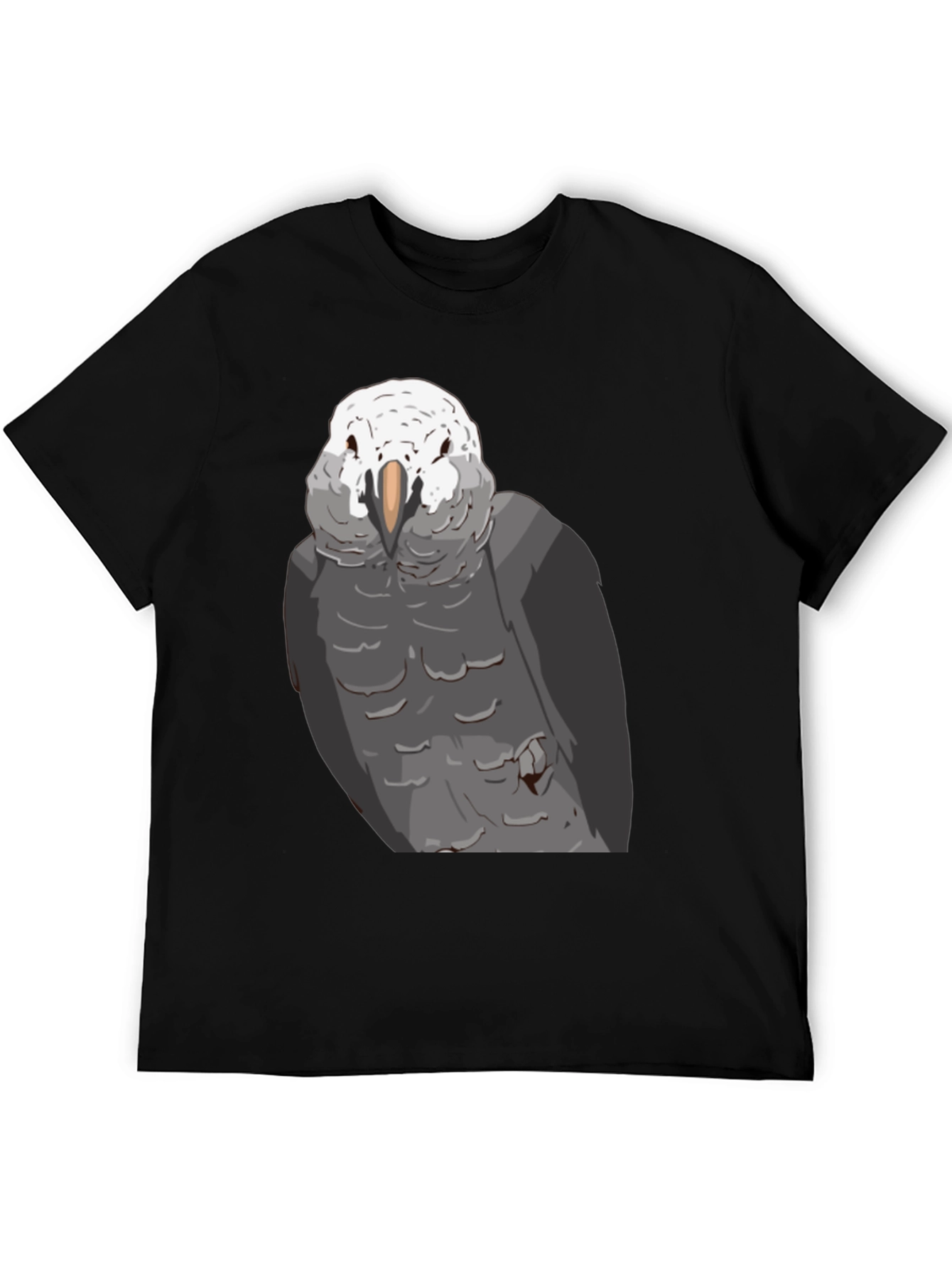 Parrot Graphic T-Shirt - Black