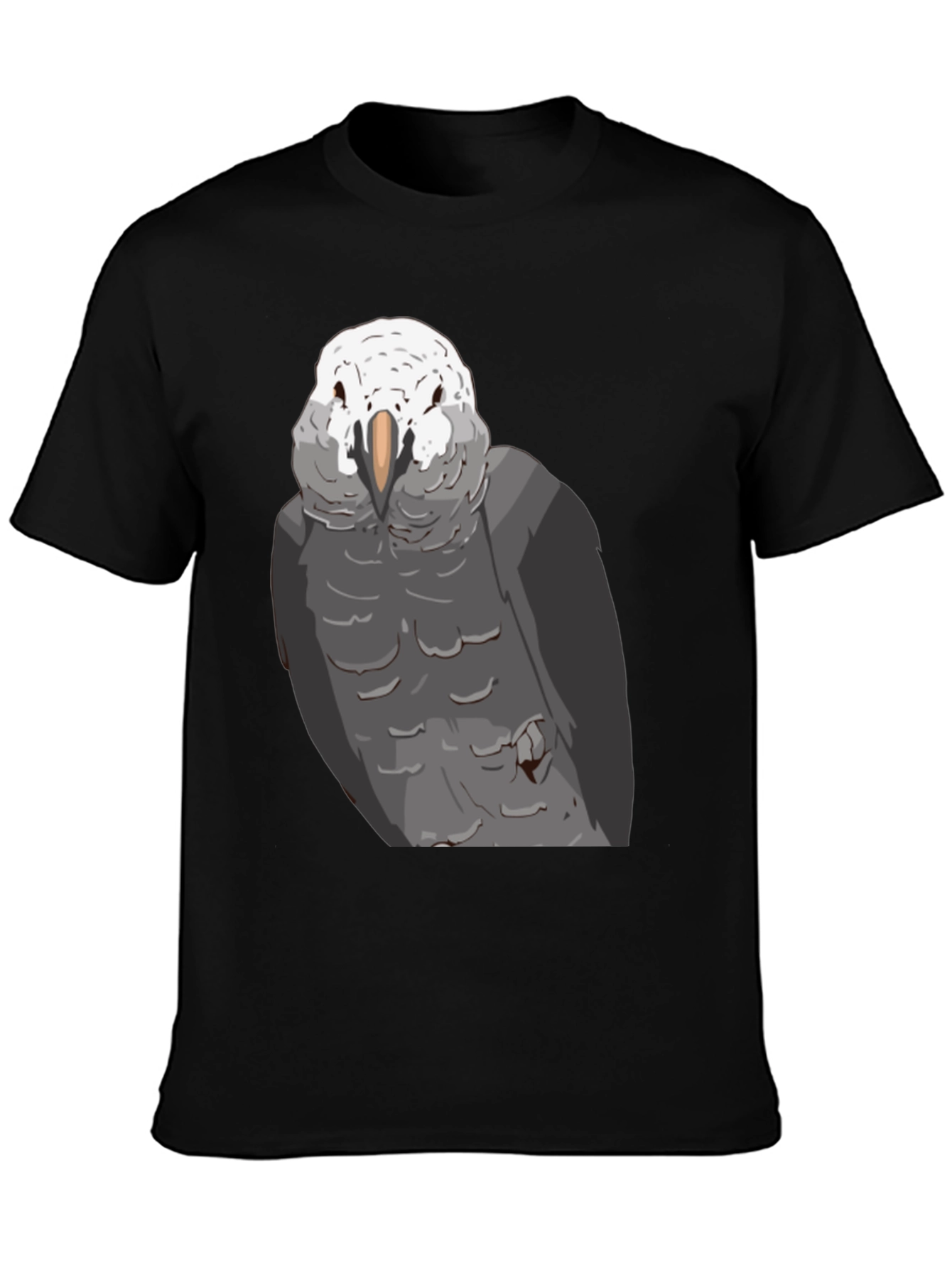 Parrot Graphic T-Shirt - Black