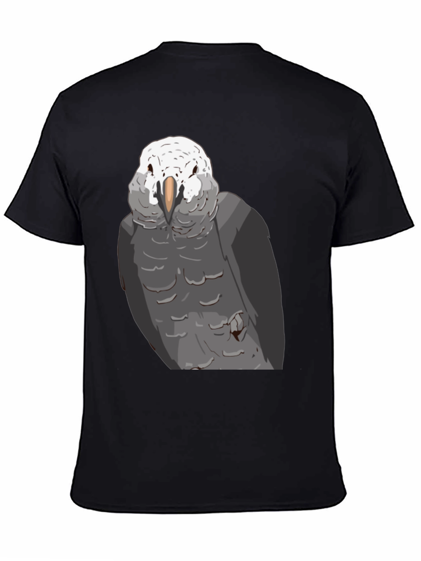 Parrot Graphic T-Shirt - Black