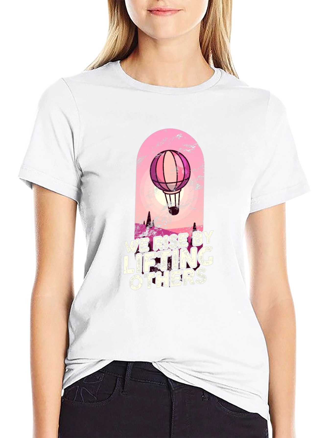 Inspirational Hot Air Balloon Graphic T-Shirt