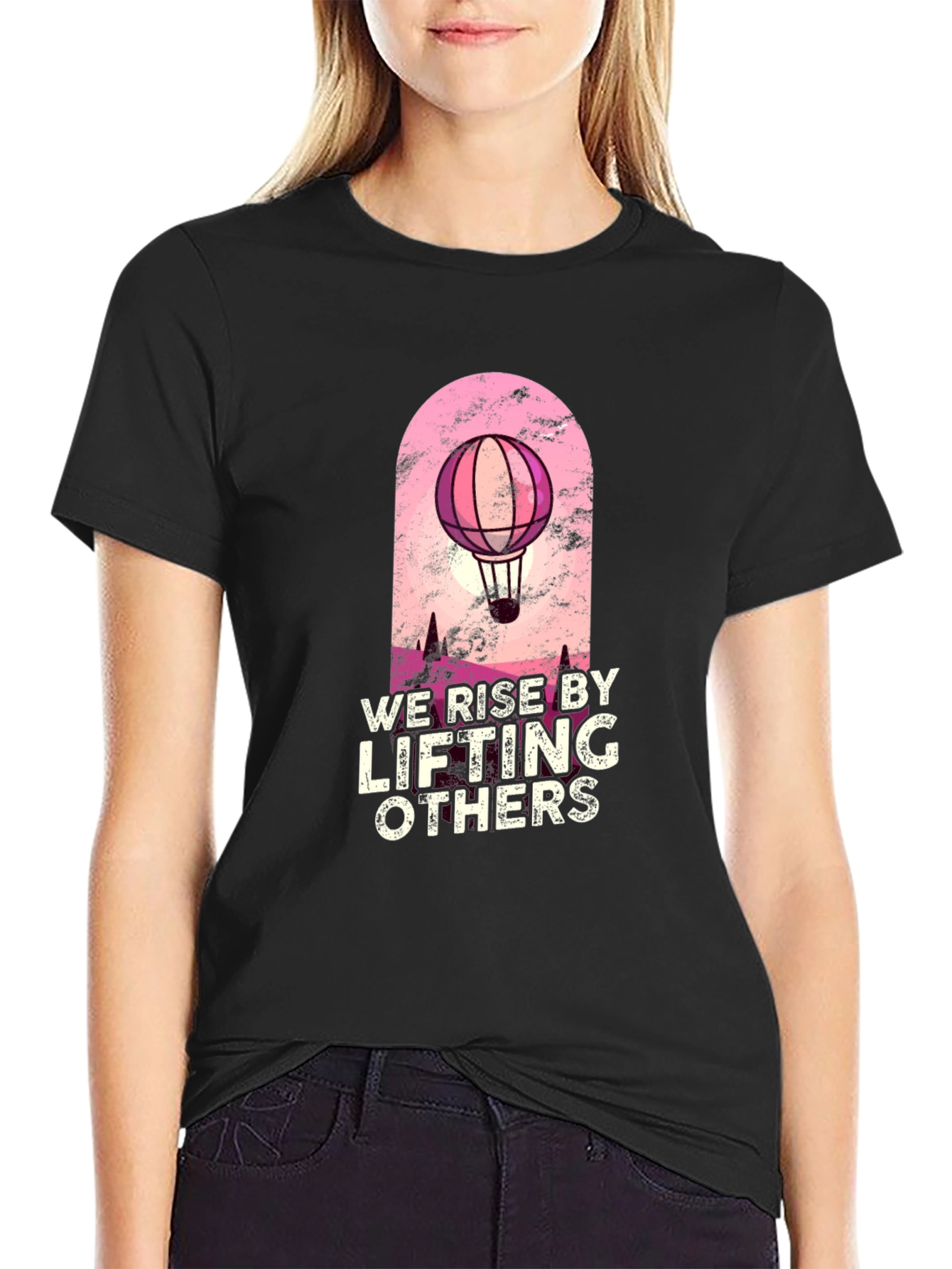 Inspirational Hot Air Balloon Graphic T-Shirt