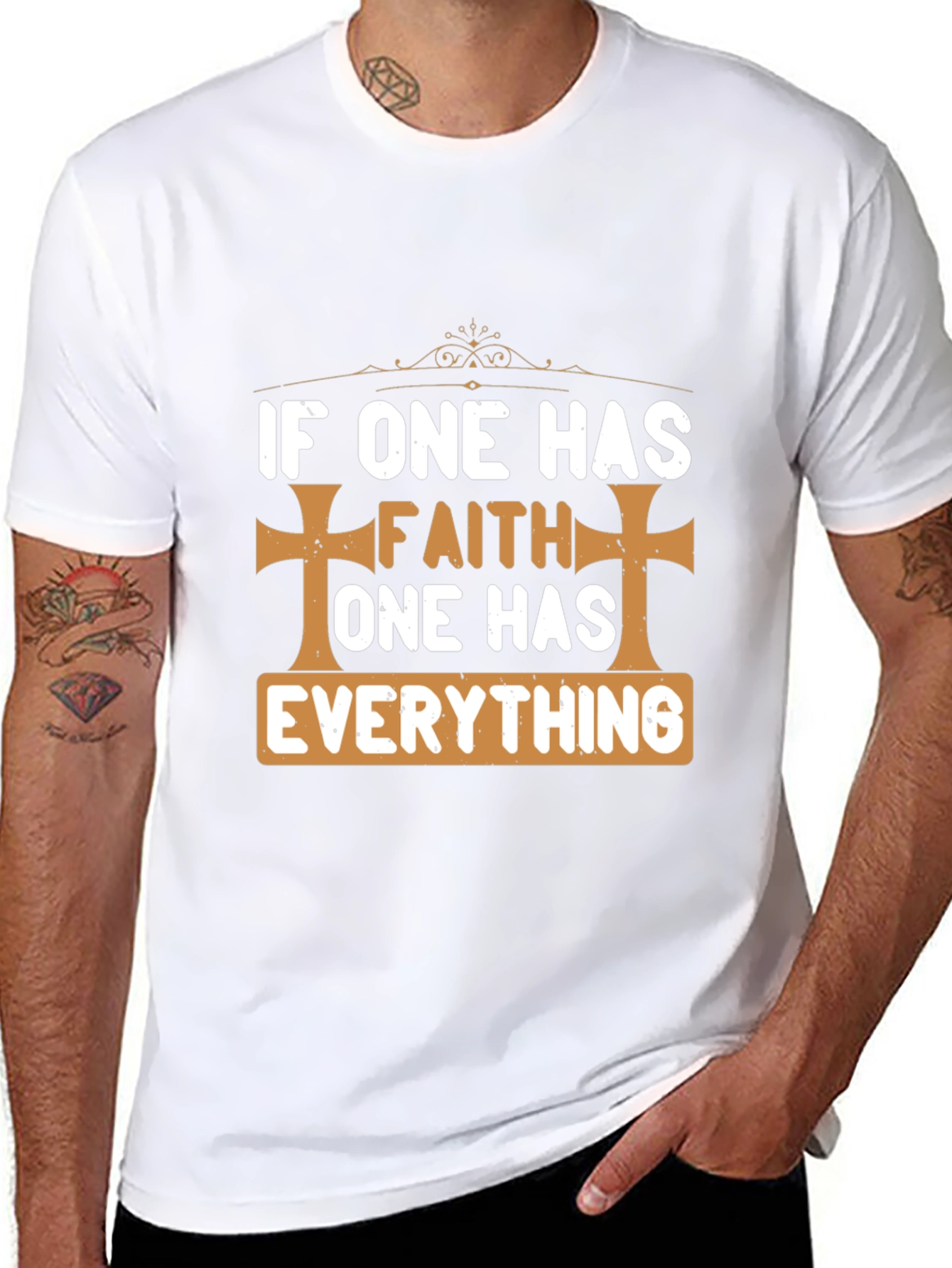 Faith Graphic T-Shirt - Religious Christian Tee