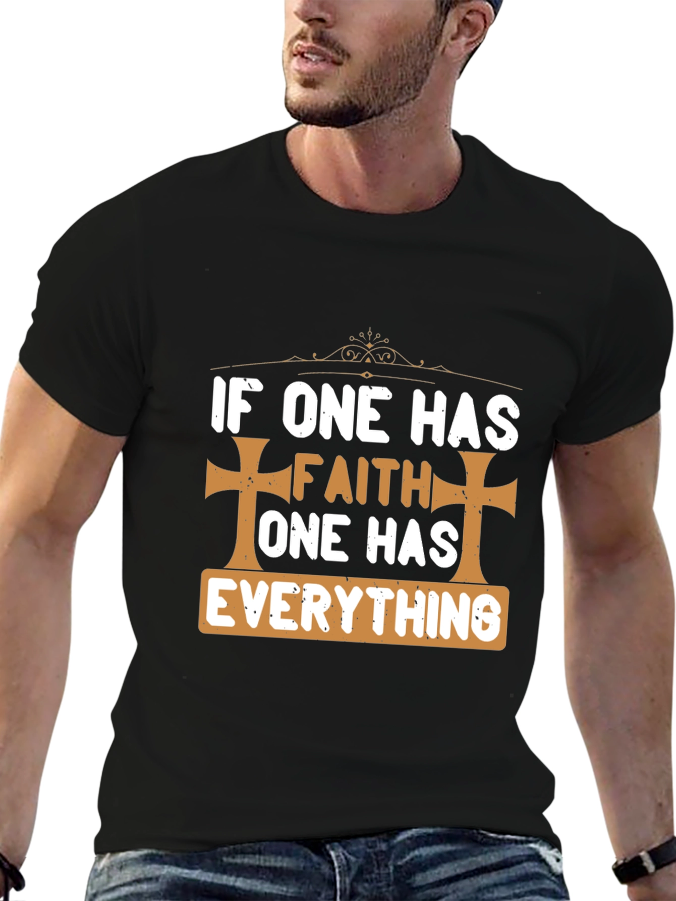 Faith Graphic T-Shirt - Religious Christian Tee