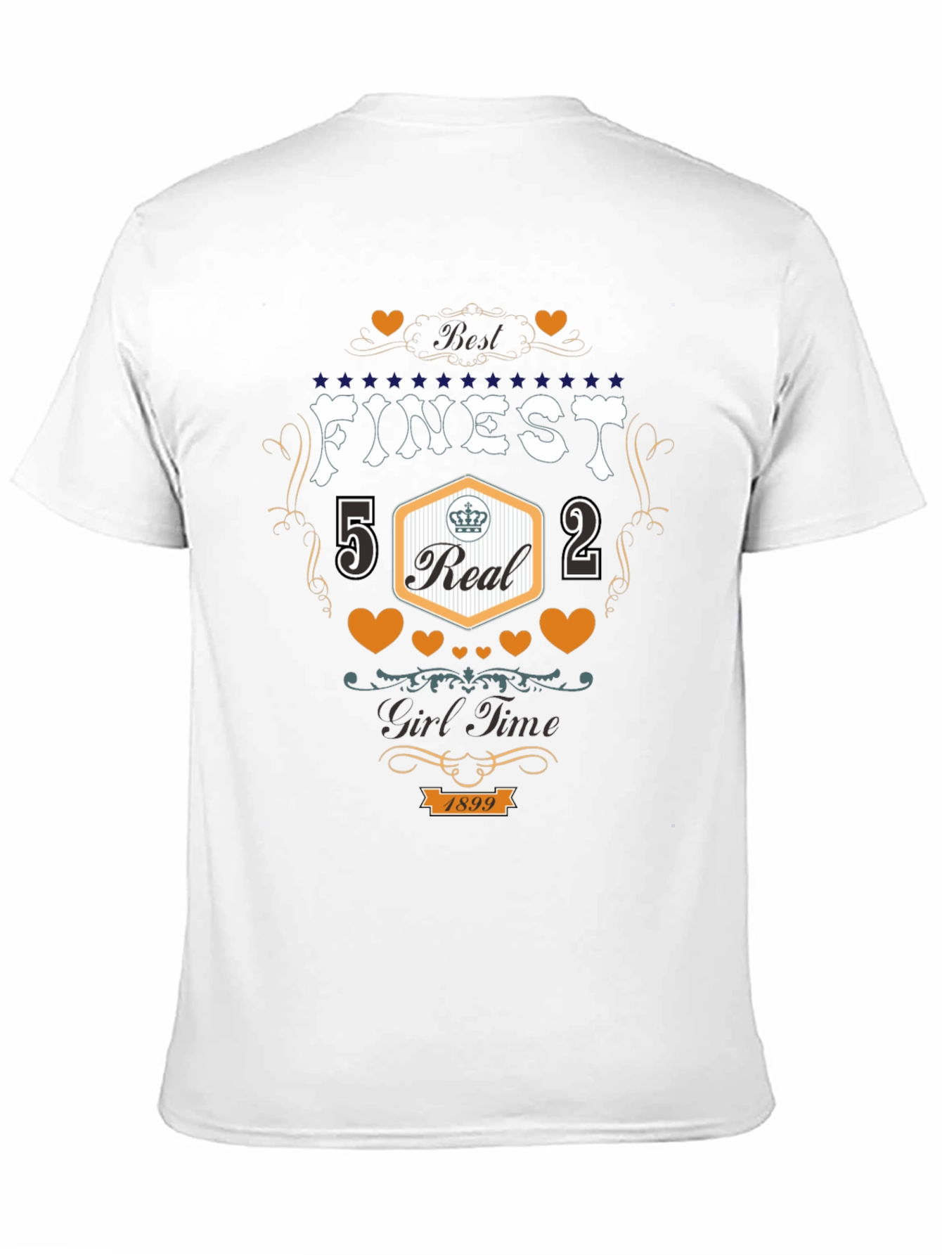Finest 5 Real 2 Girl Time Black T-Shirt