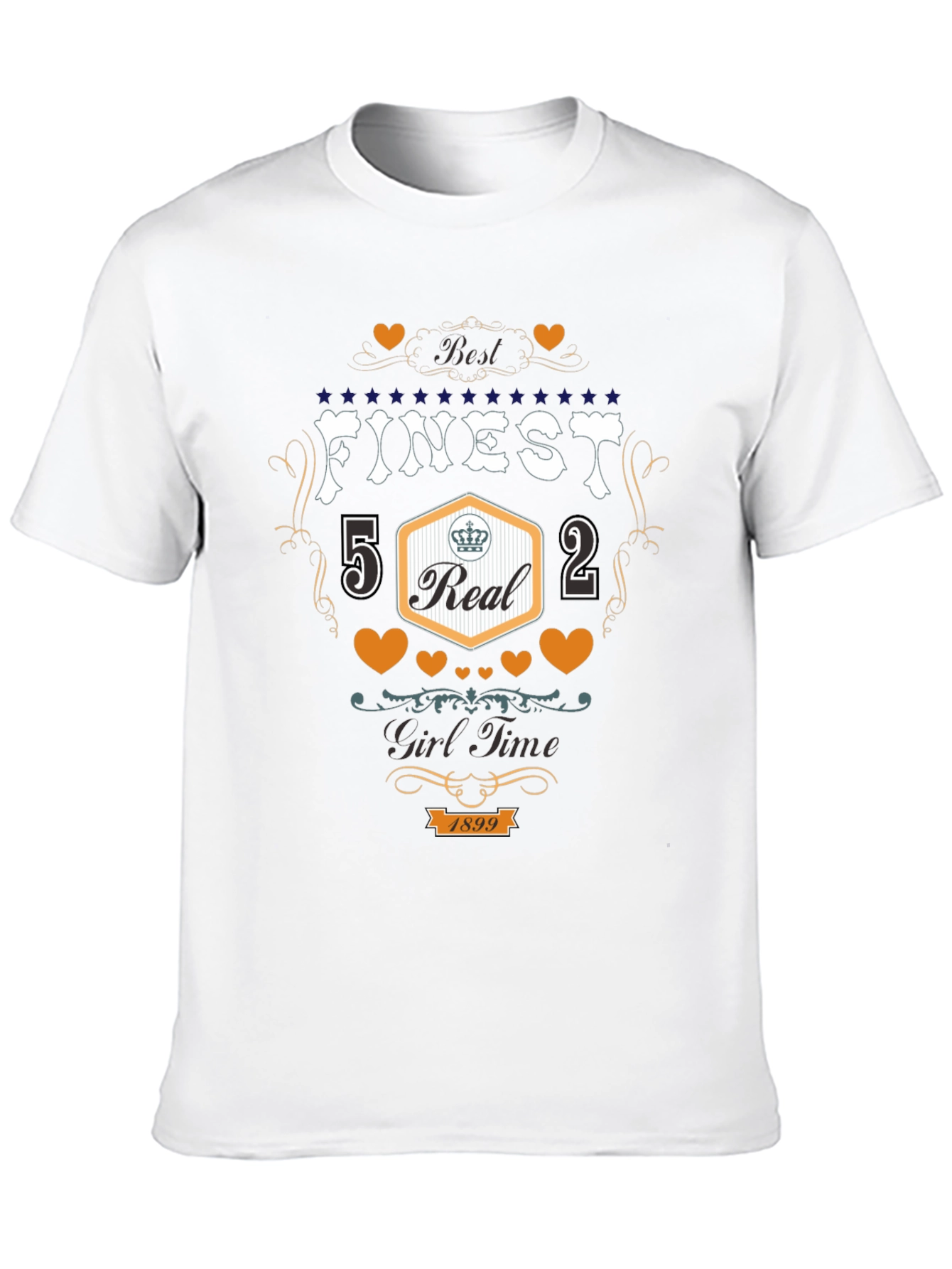 Finest 5 Real 2 Girl Time Black T-Shirt