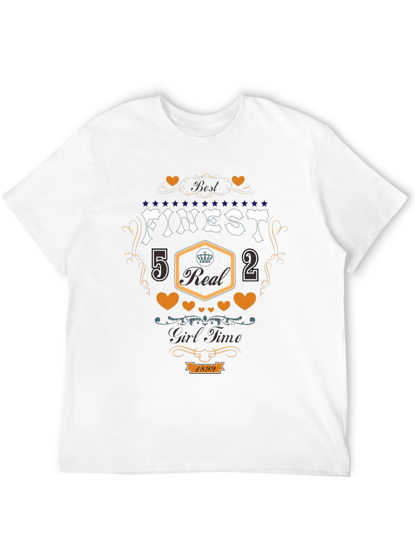 Finest 5 Real 2 Girl Time Black T-Shirt