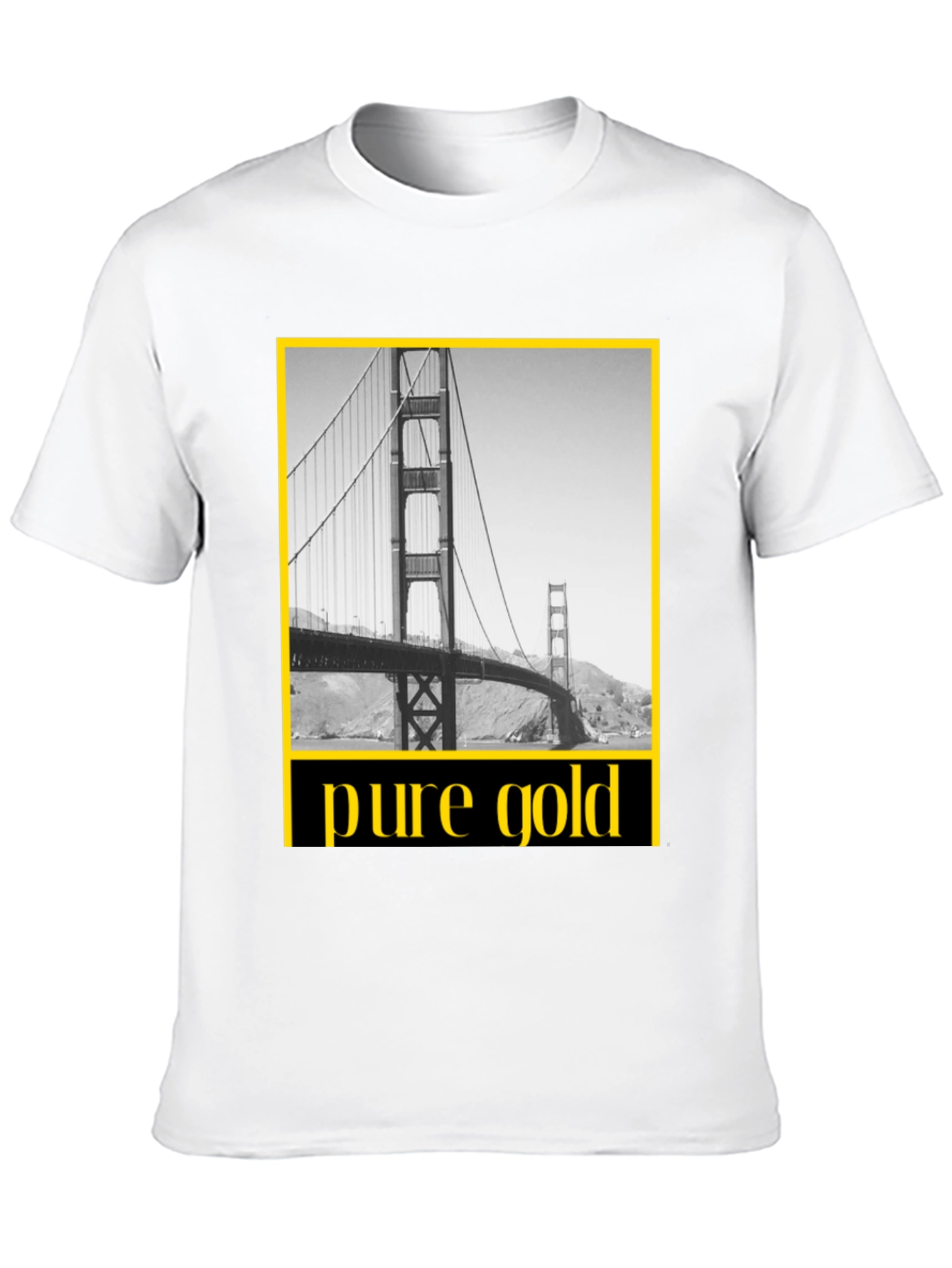 Pure Gold San Francisco Bridge Graphic Tee