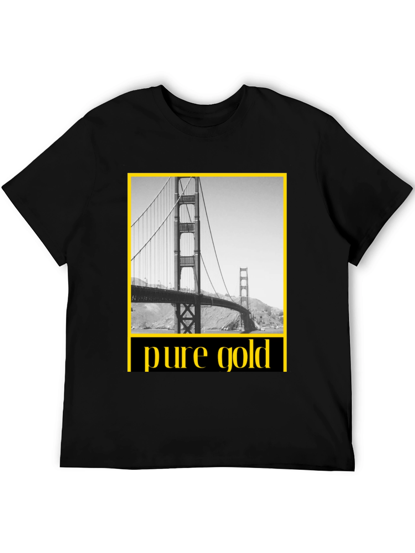 Pure Gold San Francisco Bridge Graphic Tee