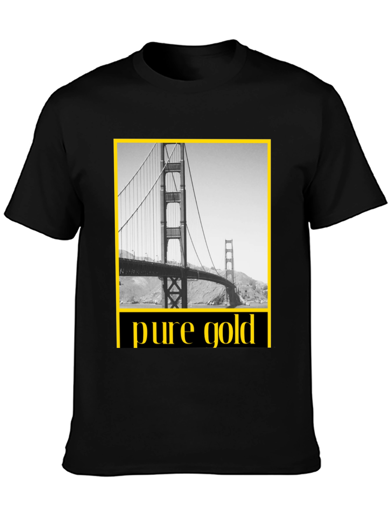 Pure Gold San Francisco Bridge Graphic Tee