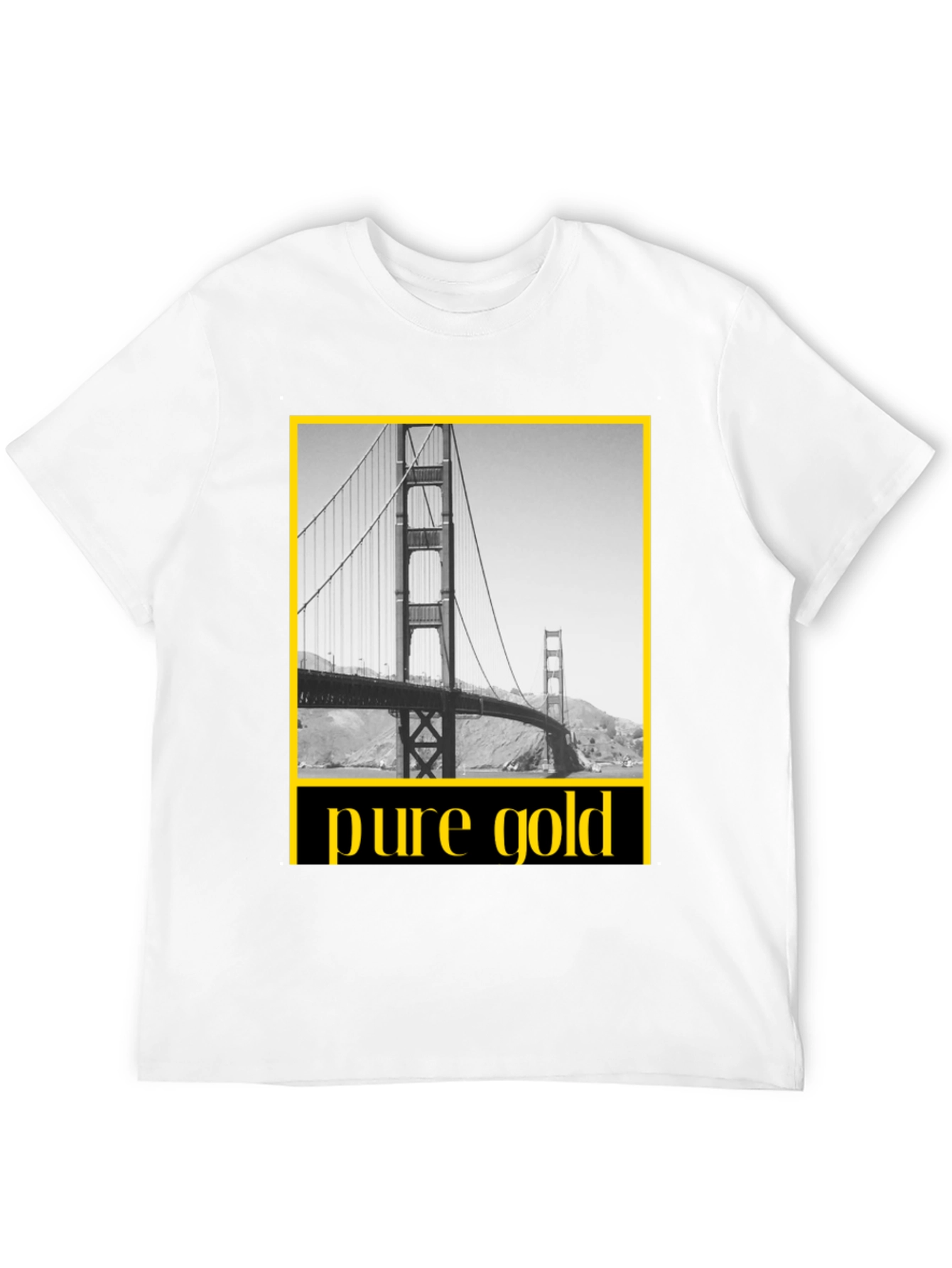 Pure Gold San Francisco Bridge Graphic Tee