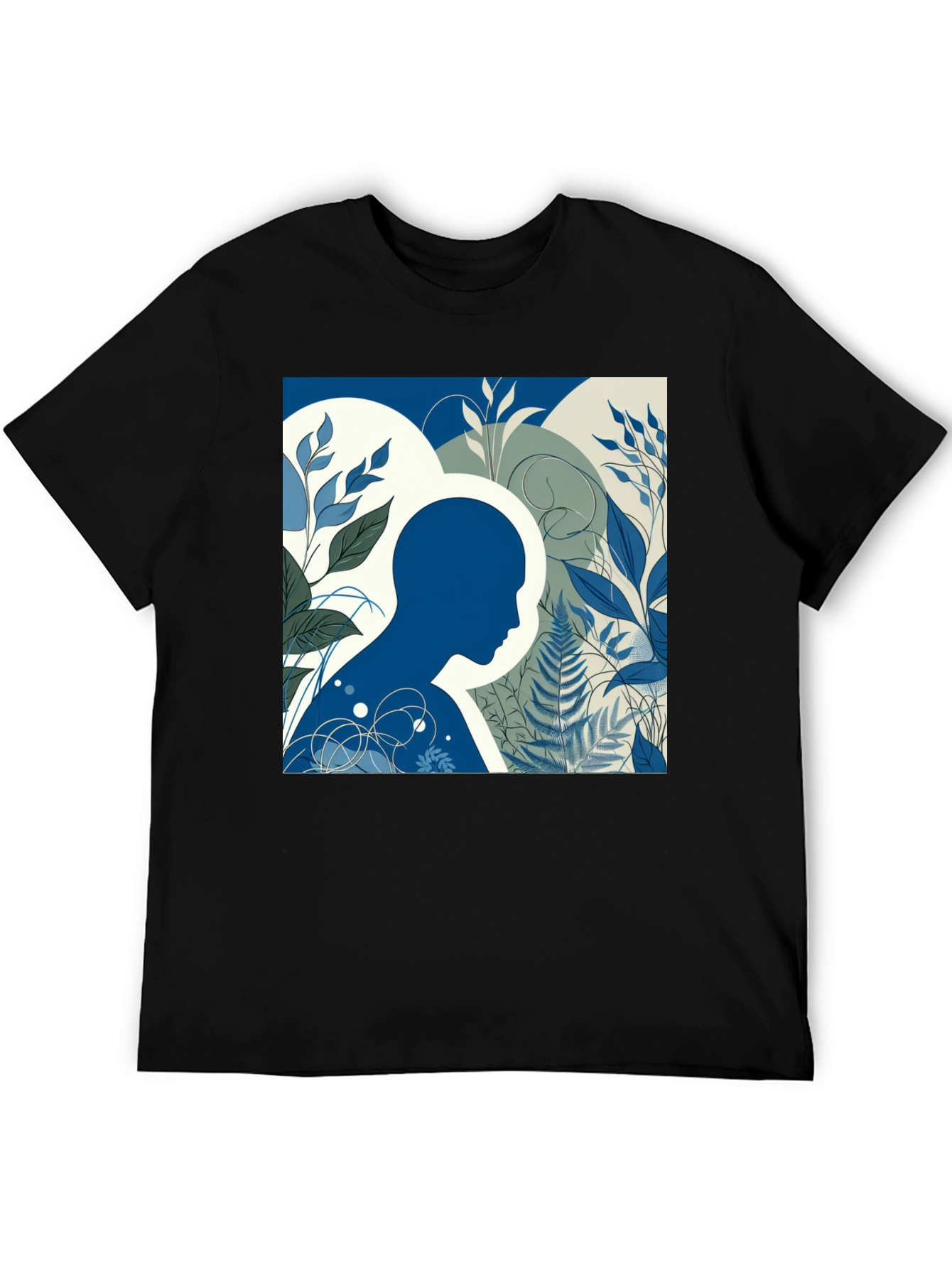 Nature Mind Black Graphic Tee