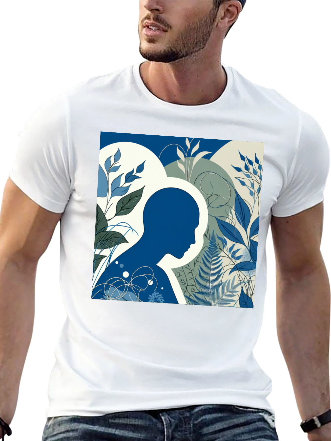 Nature Mind Black Graphic Tee
