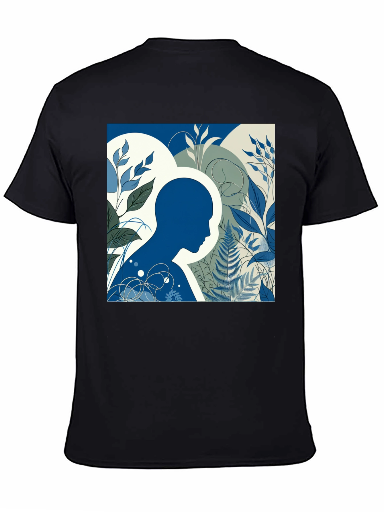 Nature Mind Black Graphic Tee