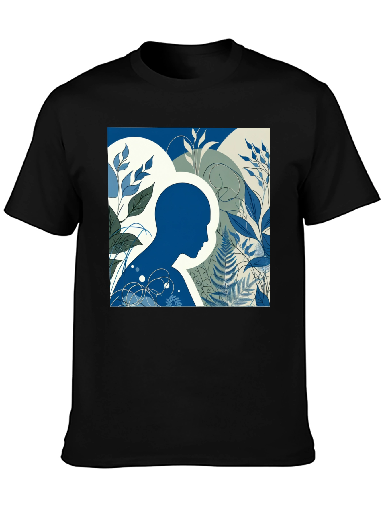 Nature Mind Black Graphic Tee