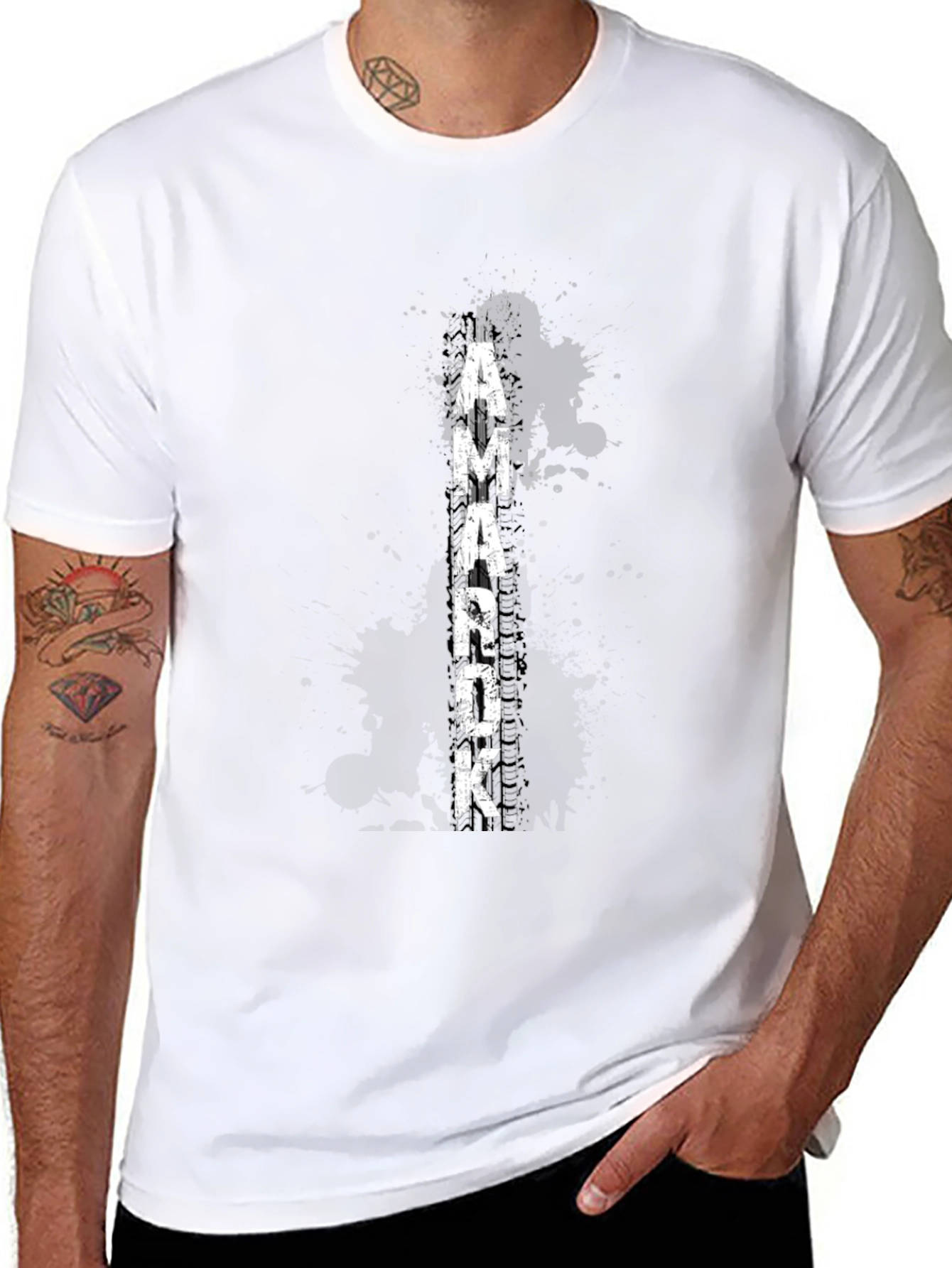 Amarok Graphic Tee - Black Cotton T-Shirt