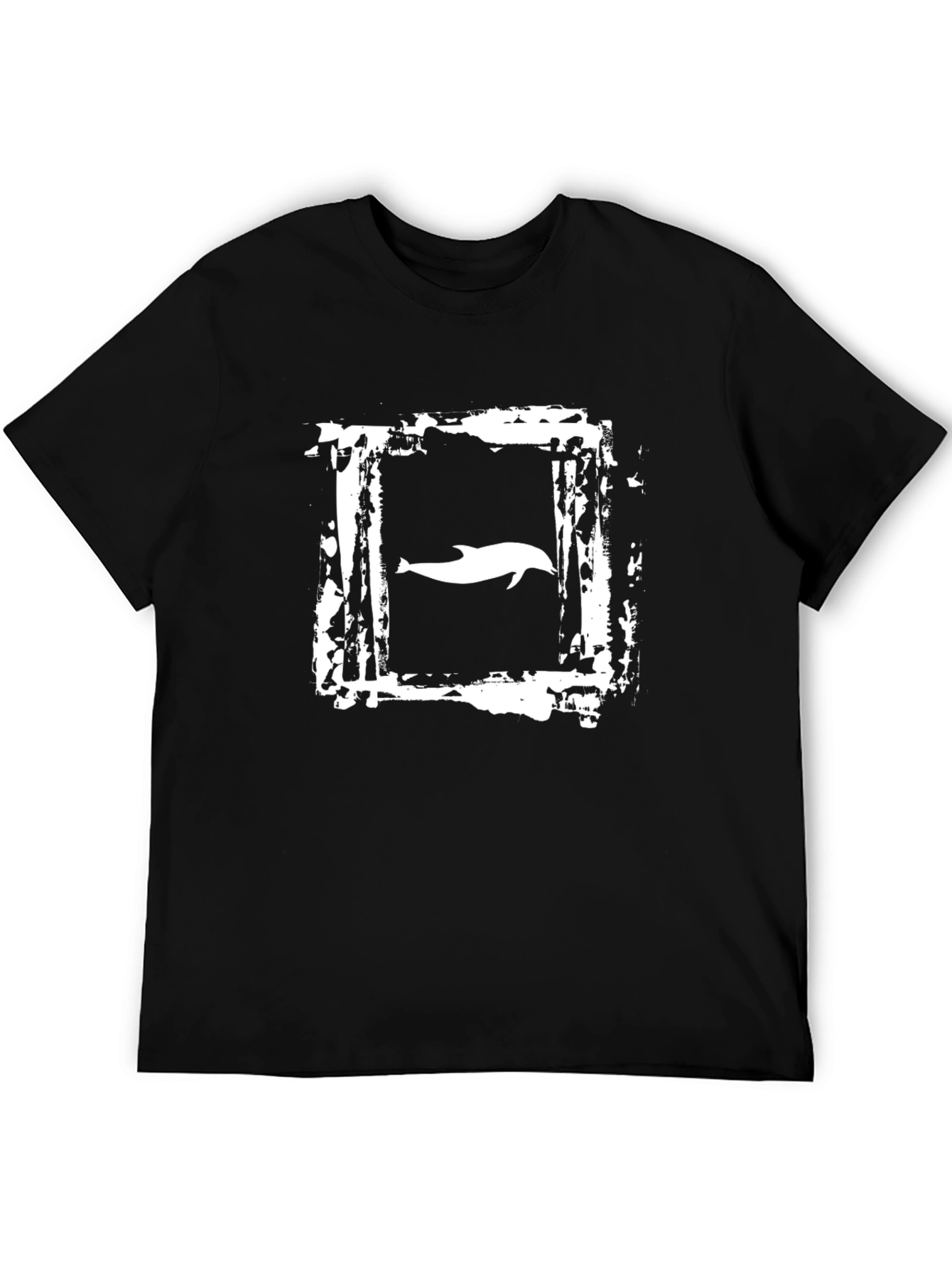 Dolphin Graphic T-Shirt - Distressed Frame