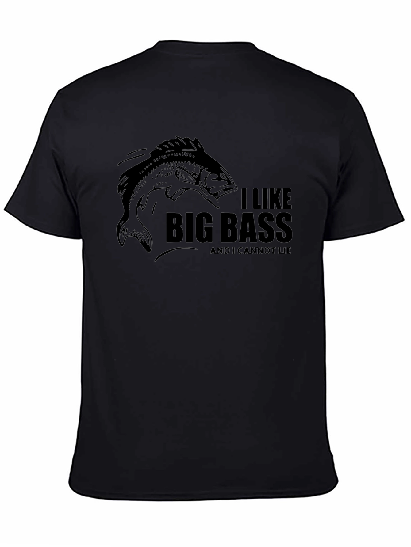 I Like Big Bass Funny Fishing T-Shirt