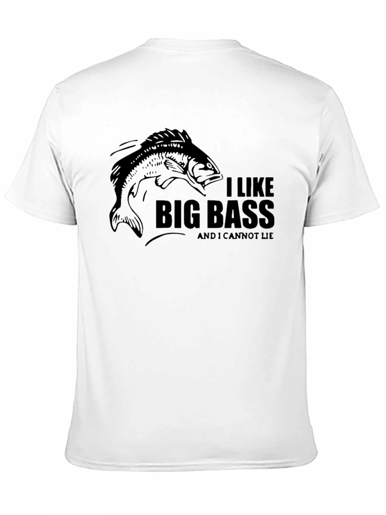 I Like Big Bass Funny Fishing T-Shirt