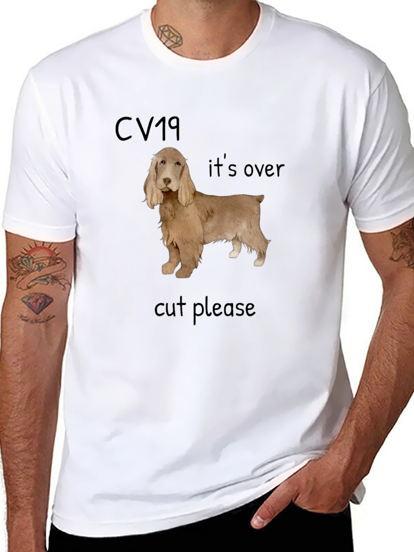 COVID-19 Cocker Spaniel T-Shirt