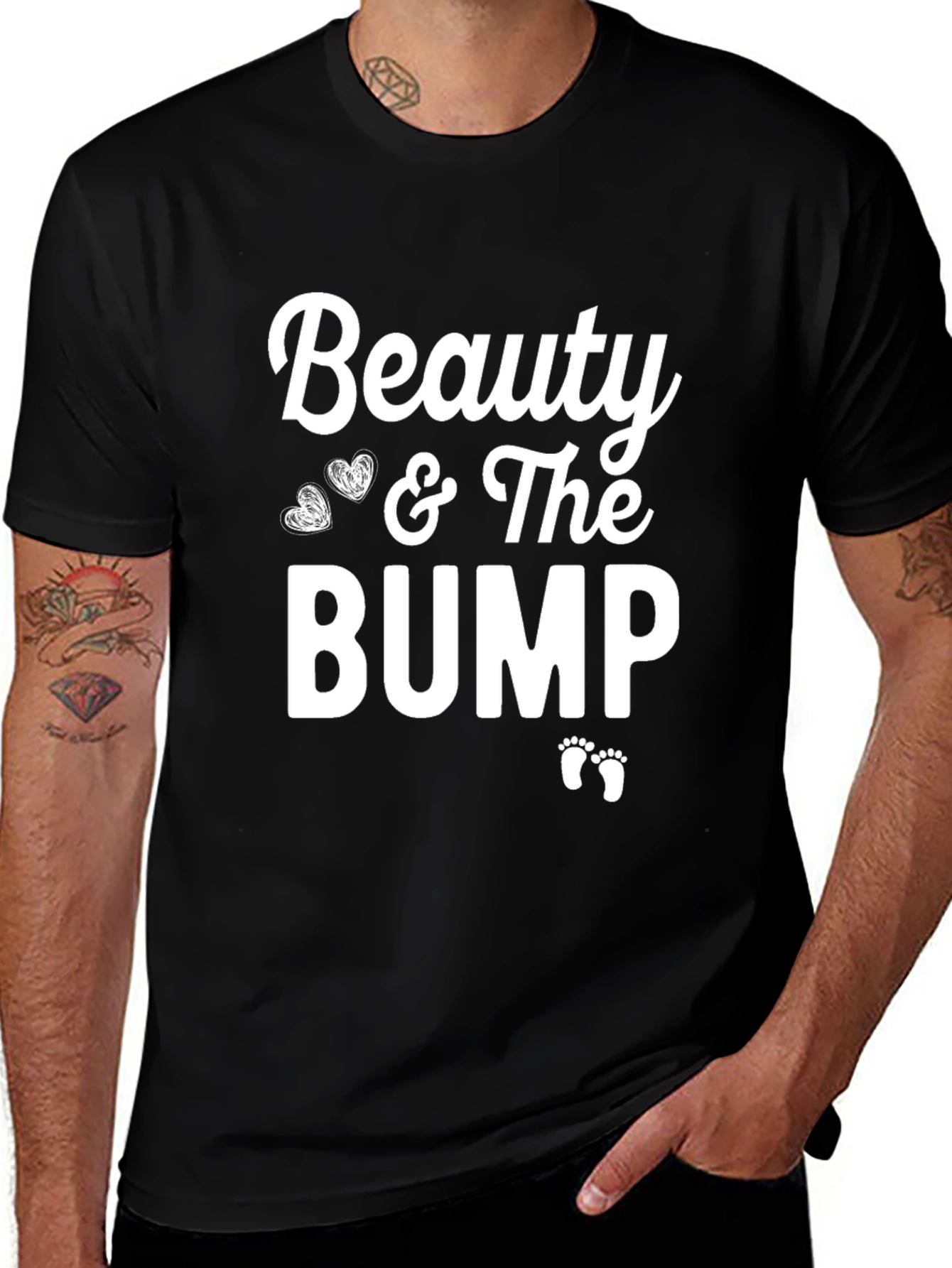 Beauty & The Bump Pregnancy T-Shirt
