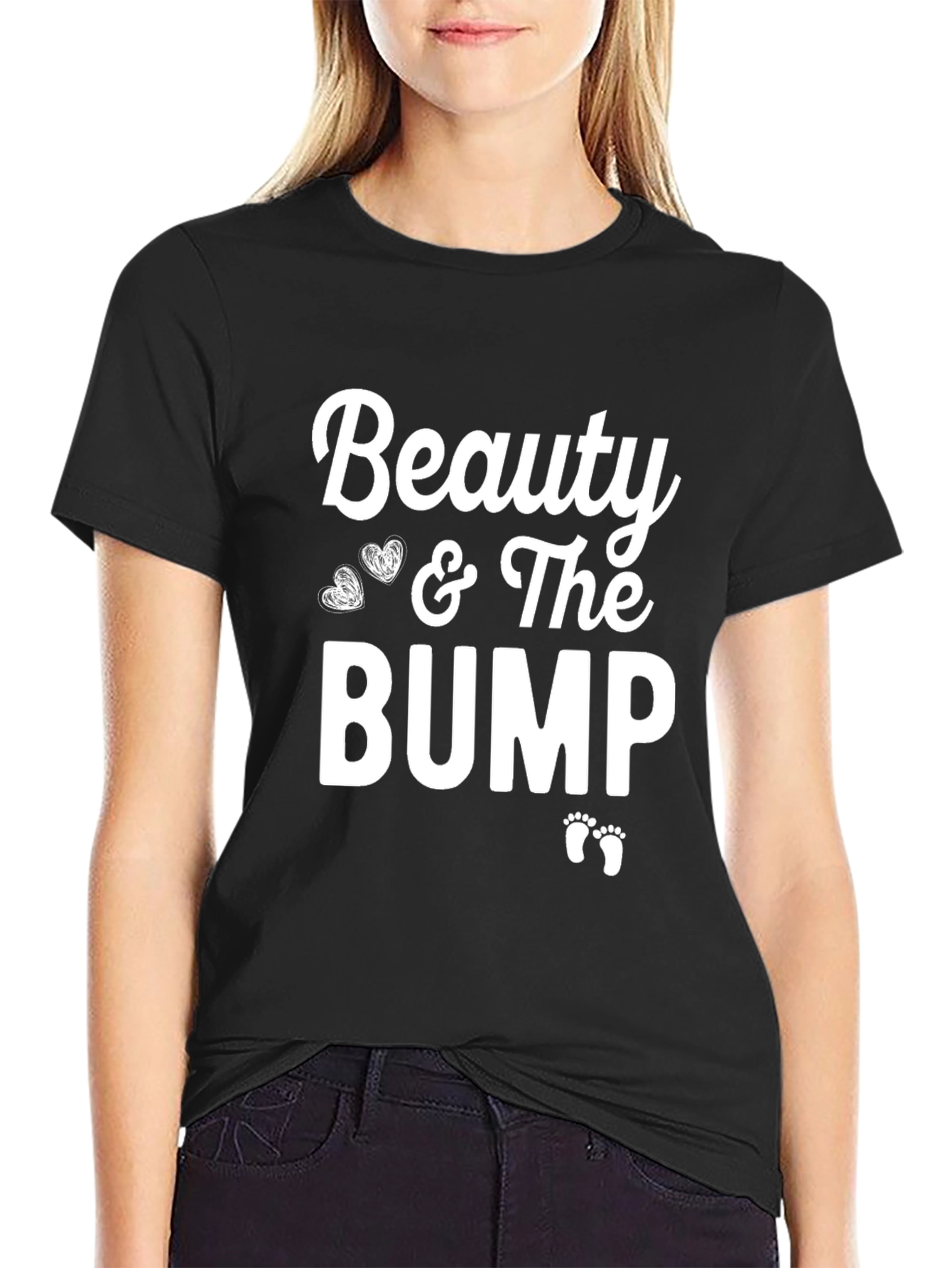 Beauty & The Bump Pregnancy T-Shirt