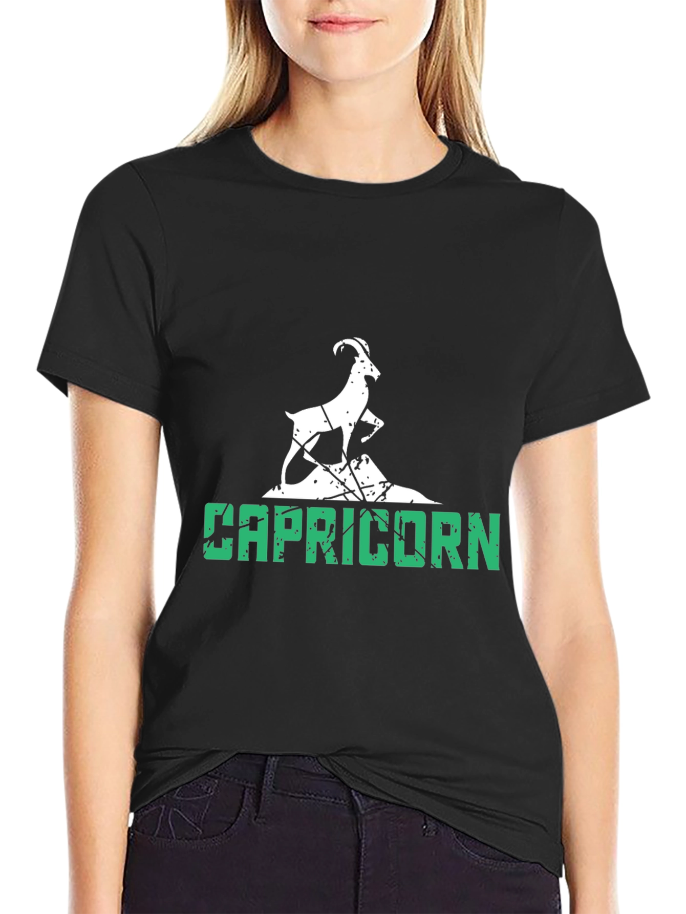 Capricorn Graphic Tee - Black