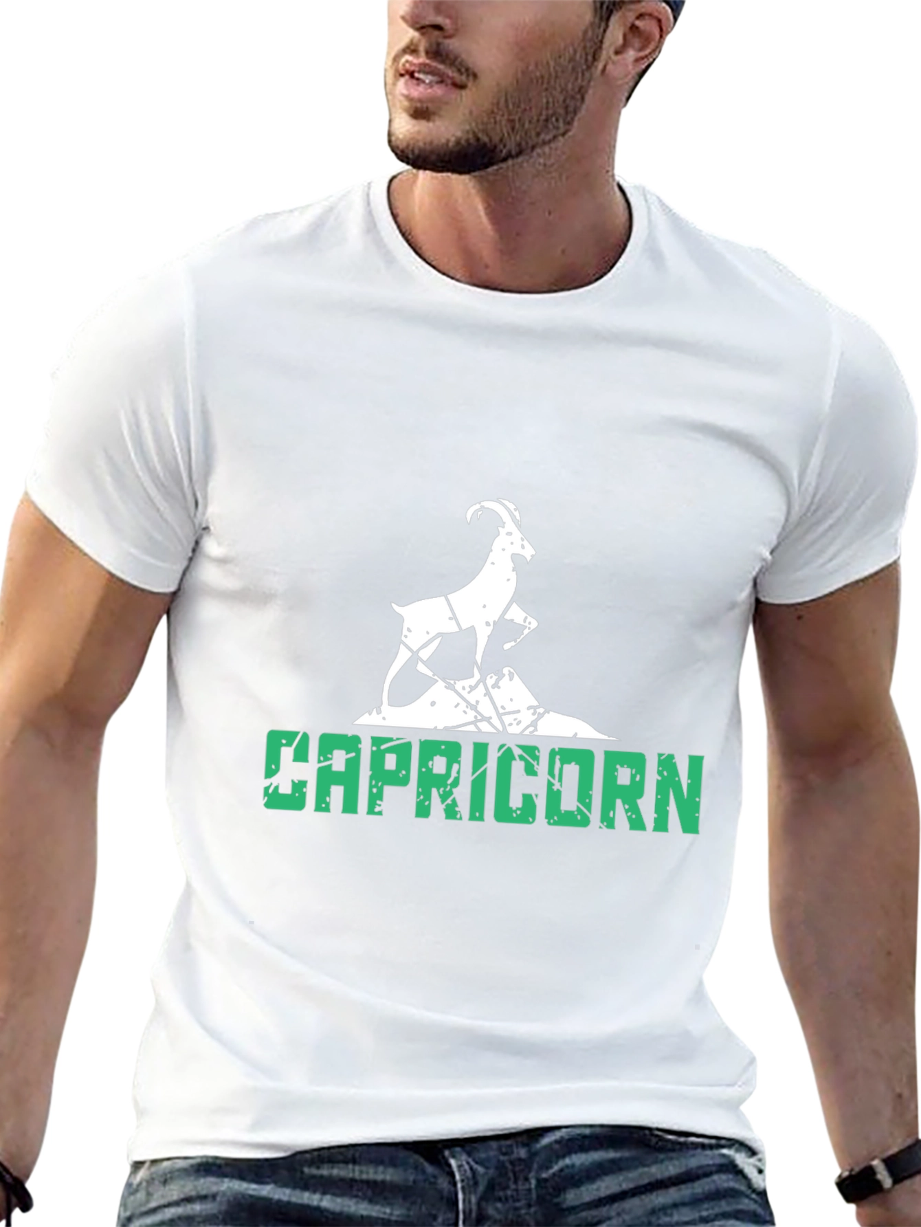 Capricorn Graphic Tee - Black