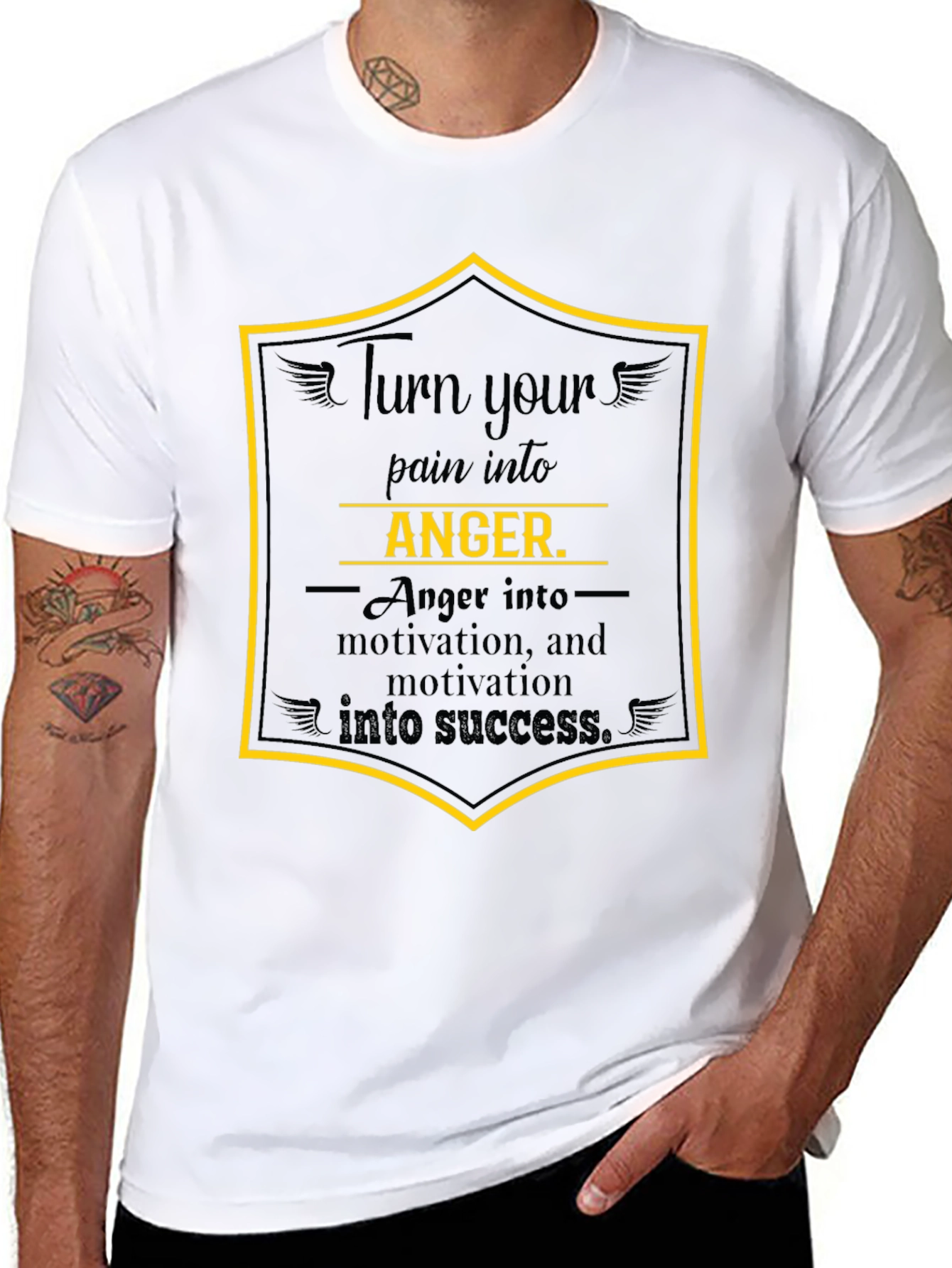 Turn Your Pain Into Anger Graphic Tee