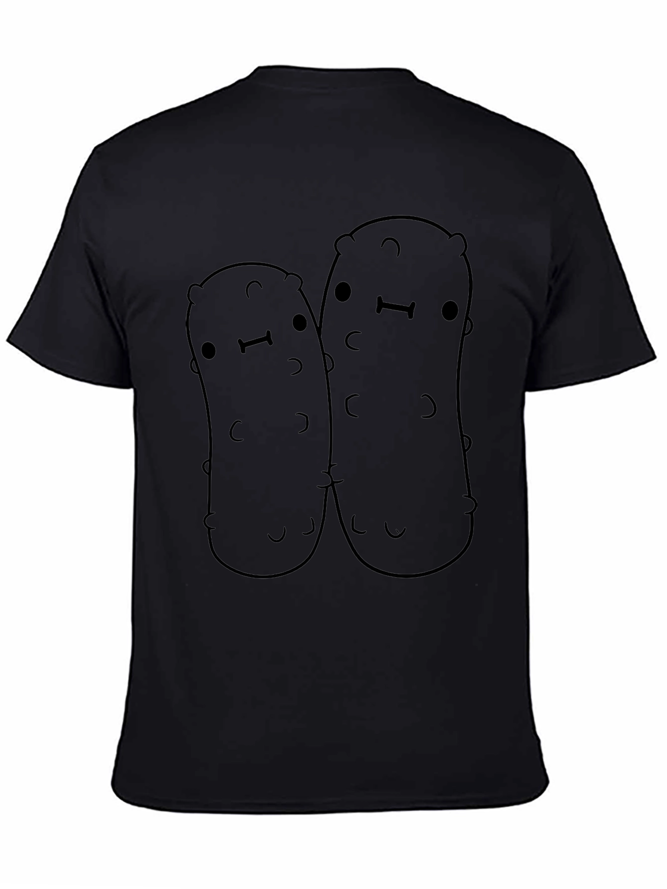 Cute Pickle Pals Black T-Shirt