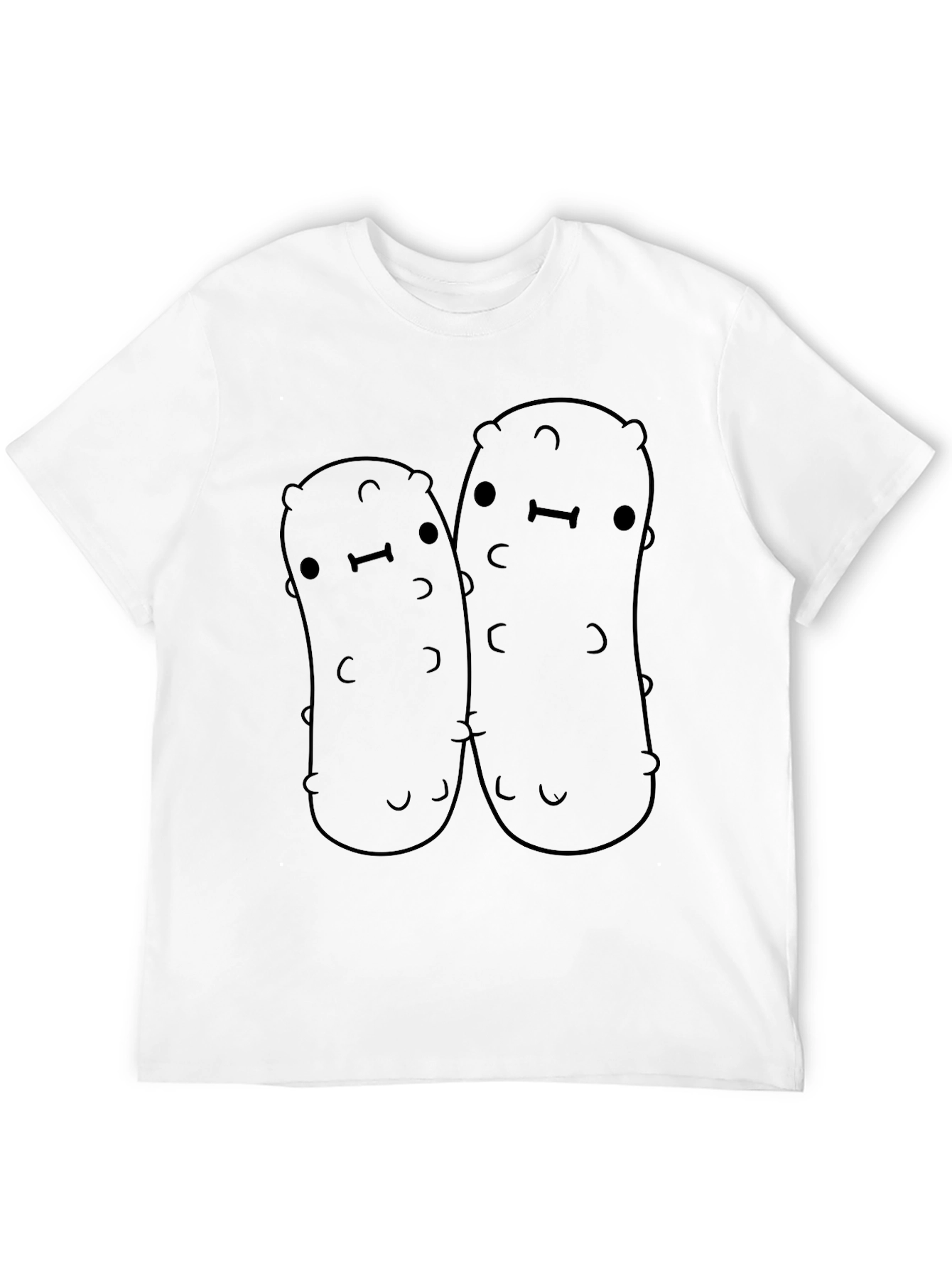 Cute Pickle Pals Black T-Shirt