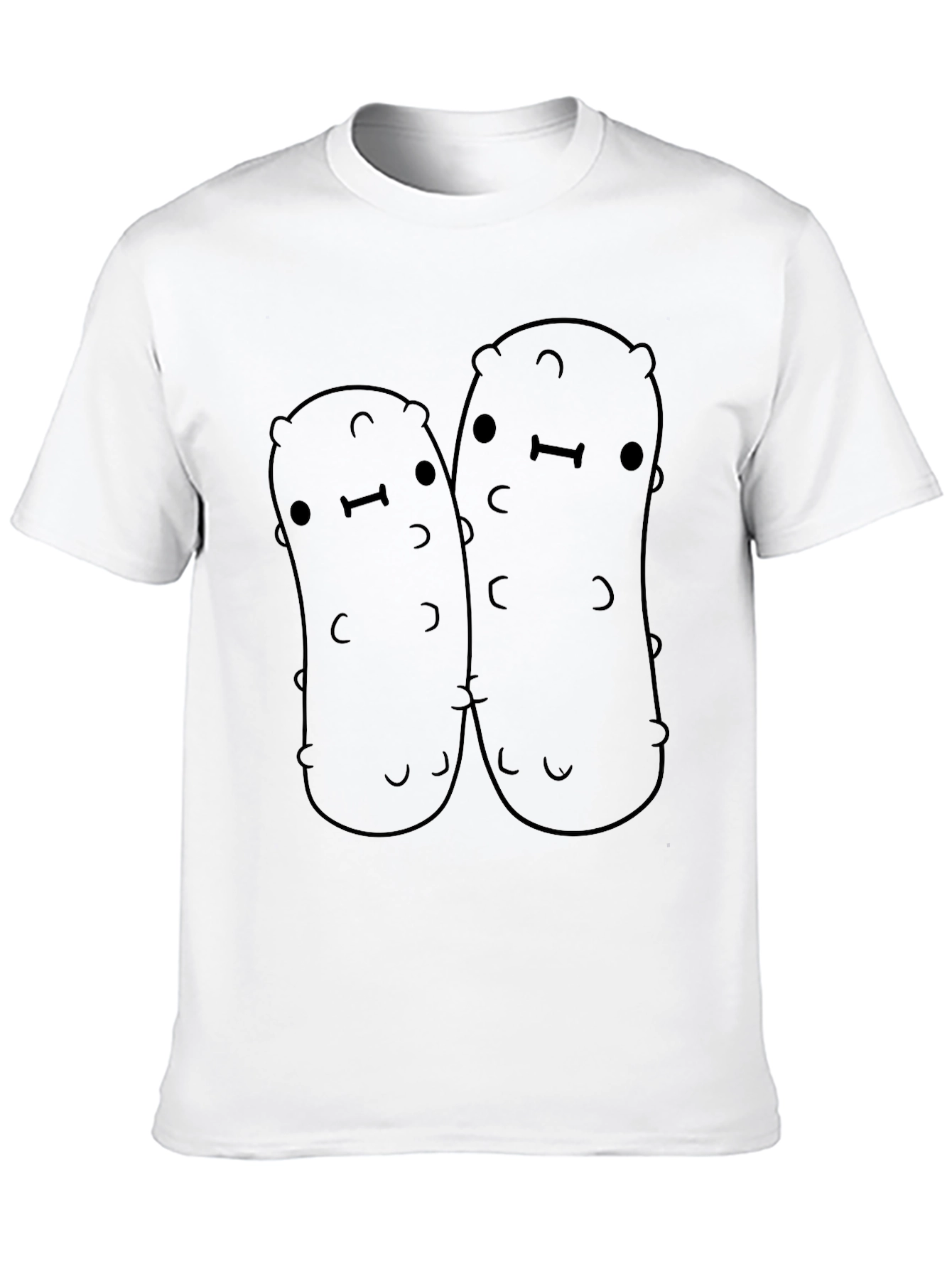 Cute Pickle Pals Black T-Shirt